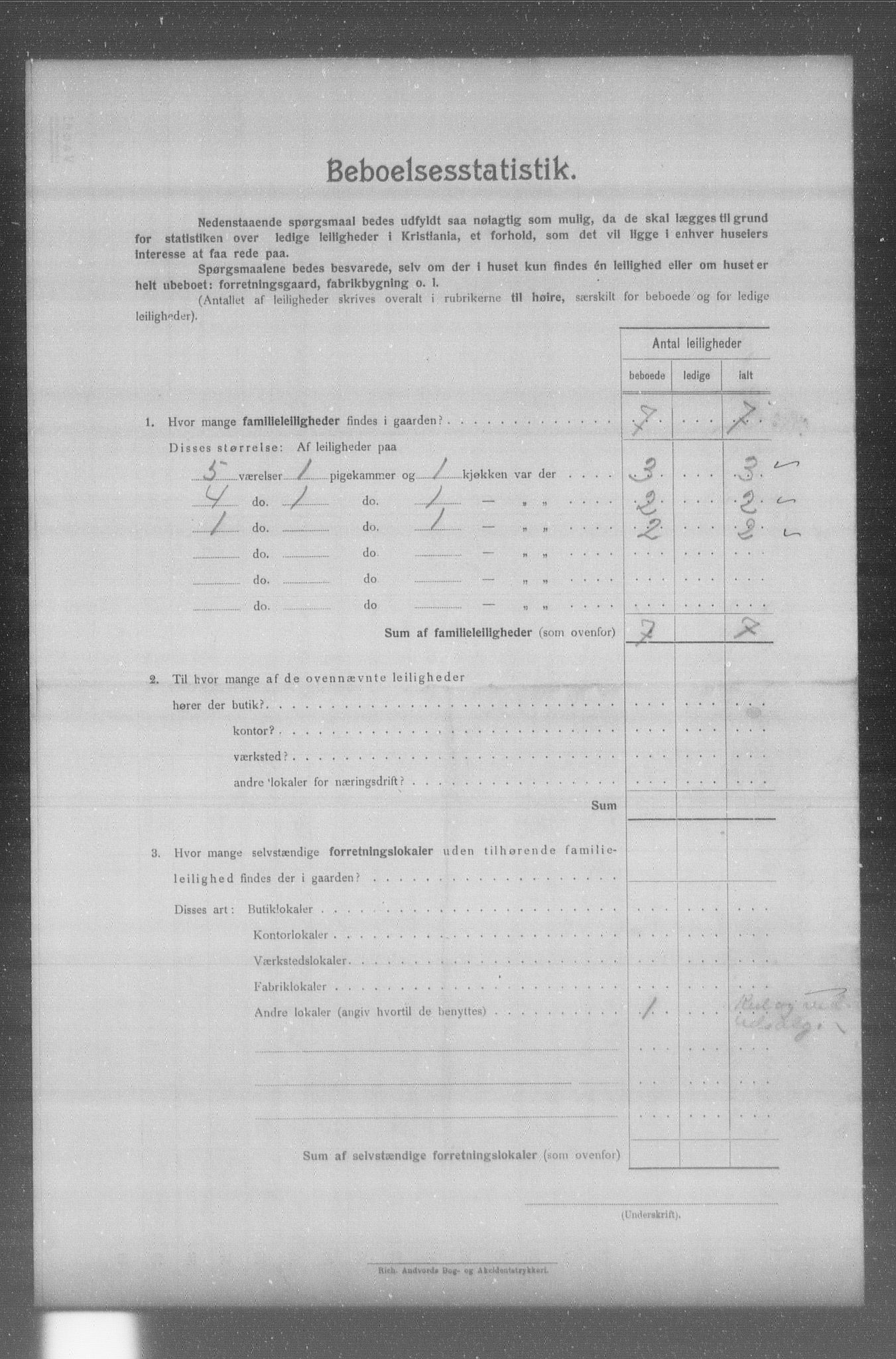 OBA, Municipal Census 1904 for Kristiania, 1904, p. 17318