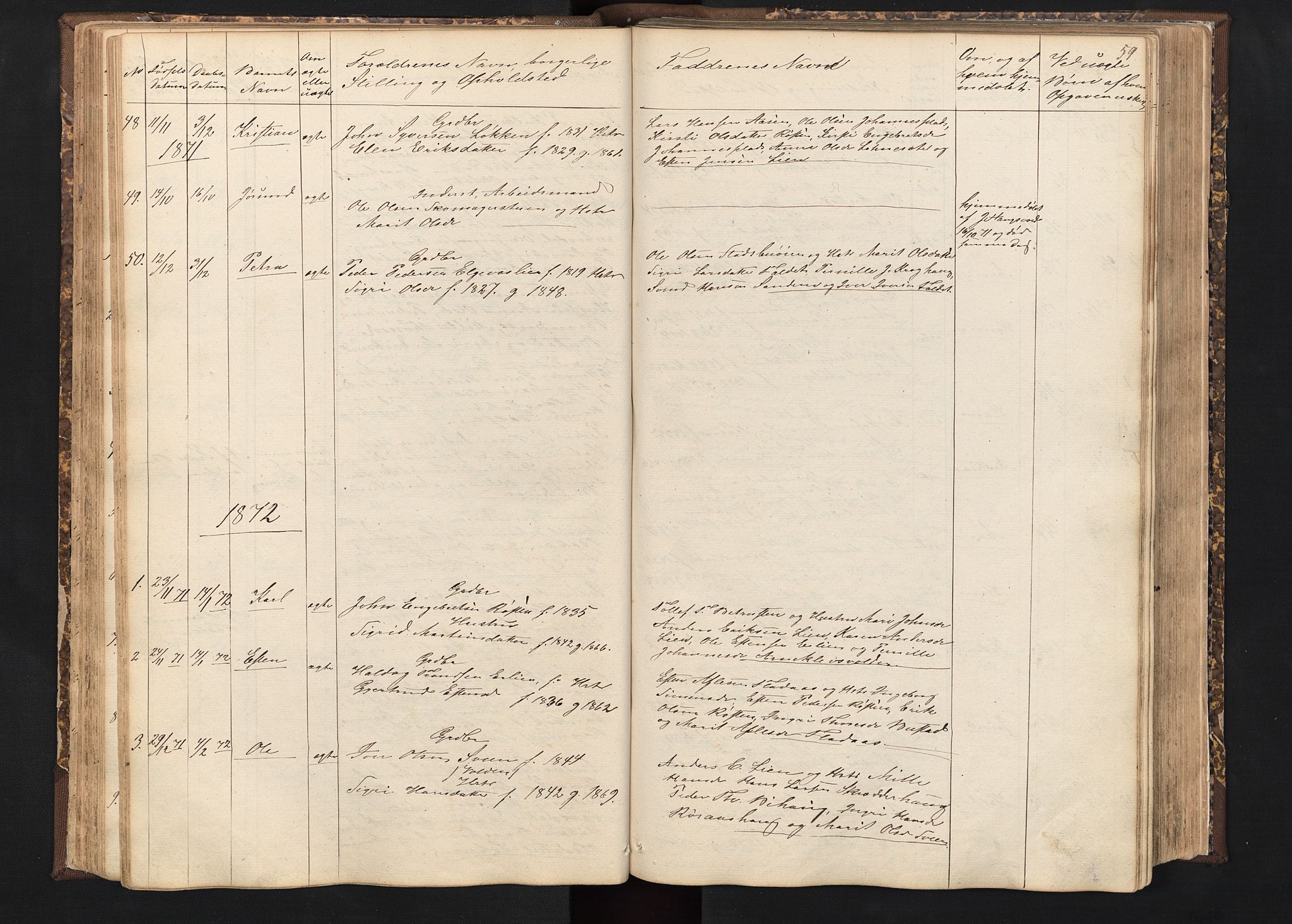 Alvdal prestekontor, SAH/PREST-060/H/Ha/Hab/L0001: Parish register (copy) no. 1, 1857-1893, p. 59