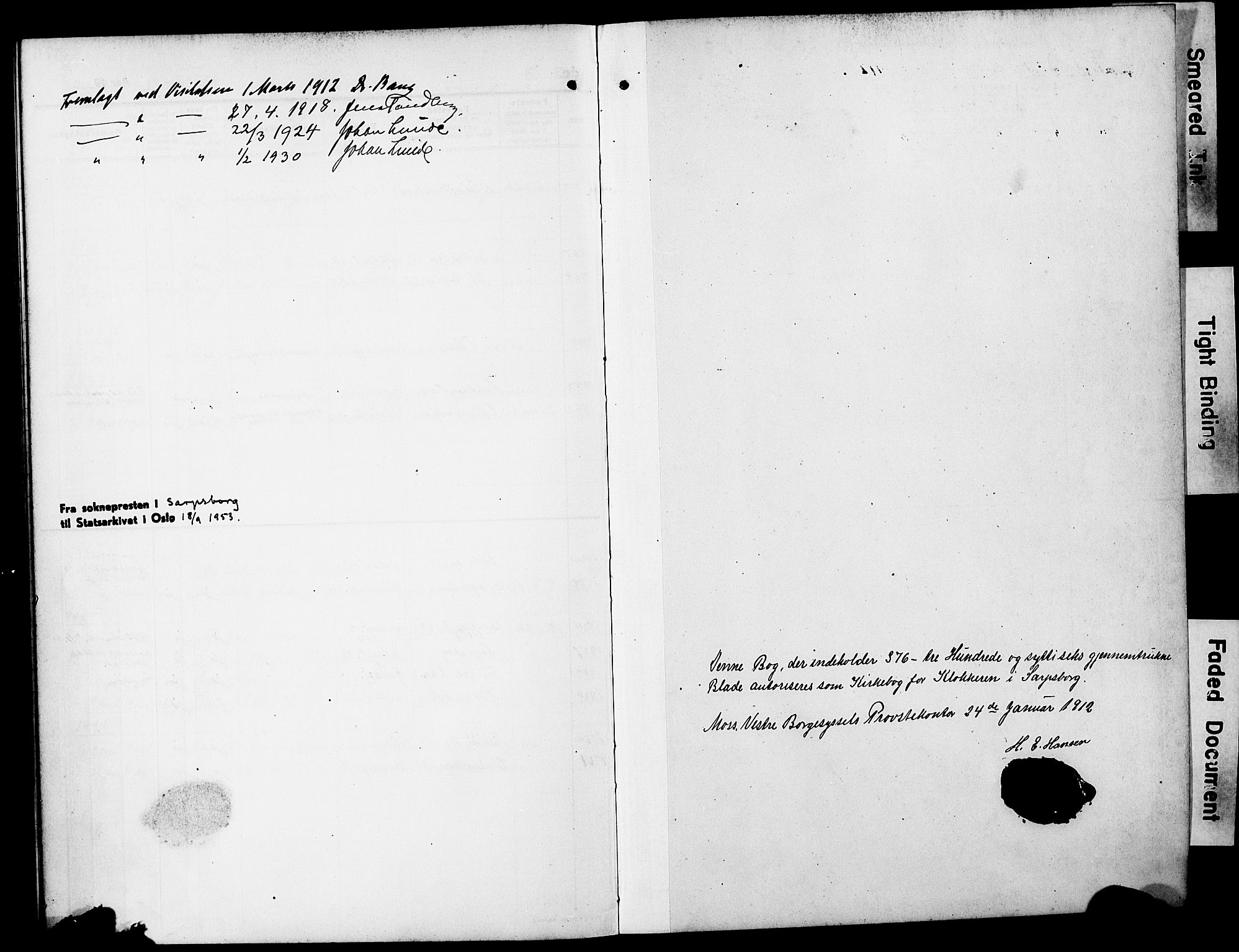 Sarpsborg prestekontor Kirkebøker, AV/SAO-A-2006/G/Ga/L0002: Parish register (copy) no. 2, 1912-1931