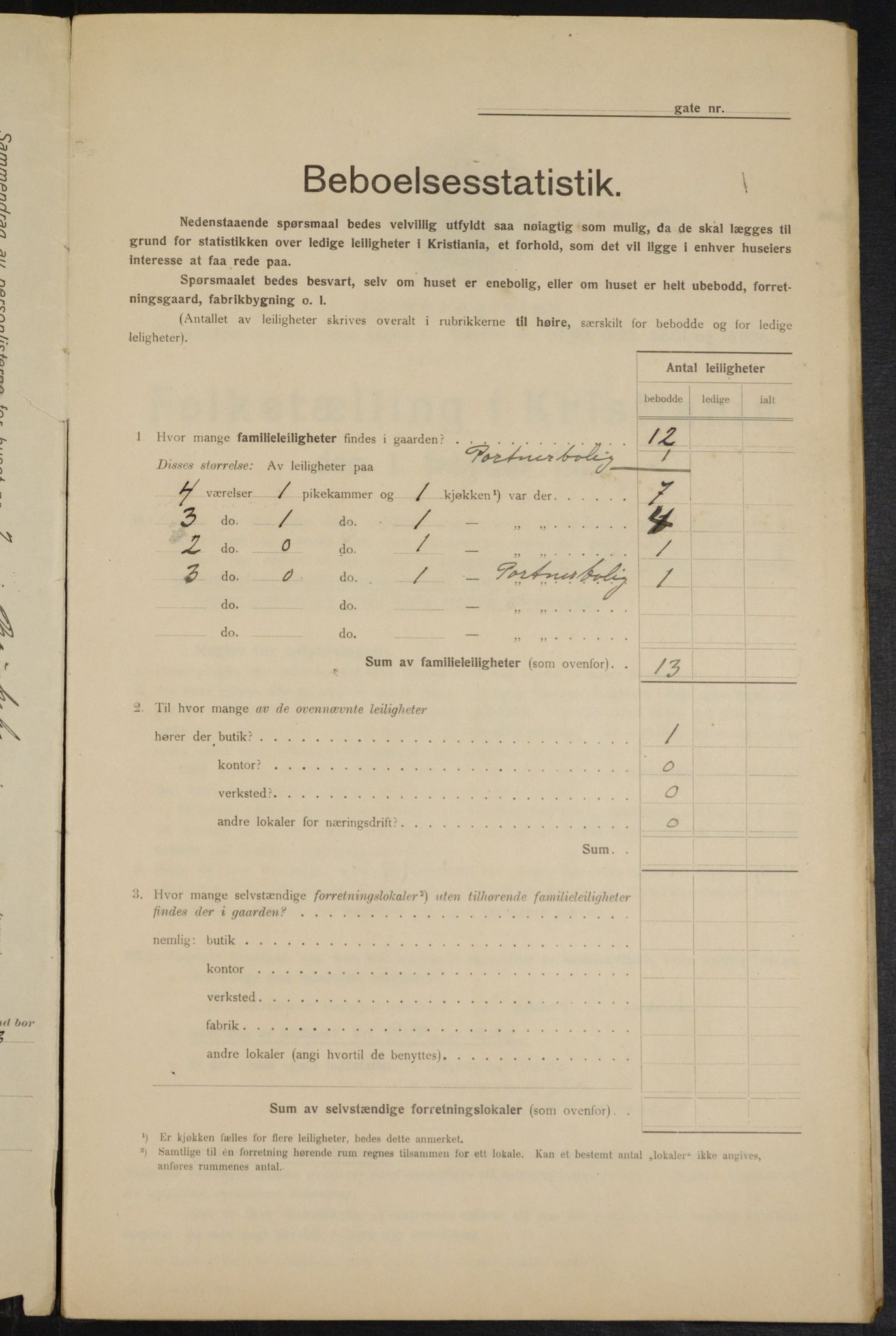 OBA, Municipal Census 1915 for Kristiania, 1915, p. 9271