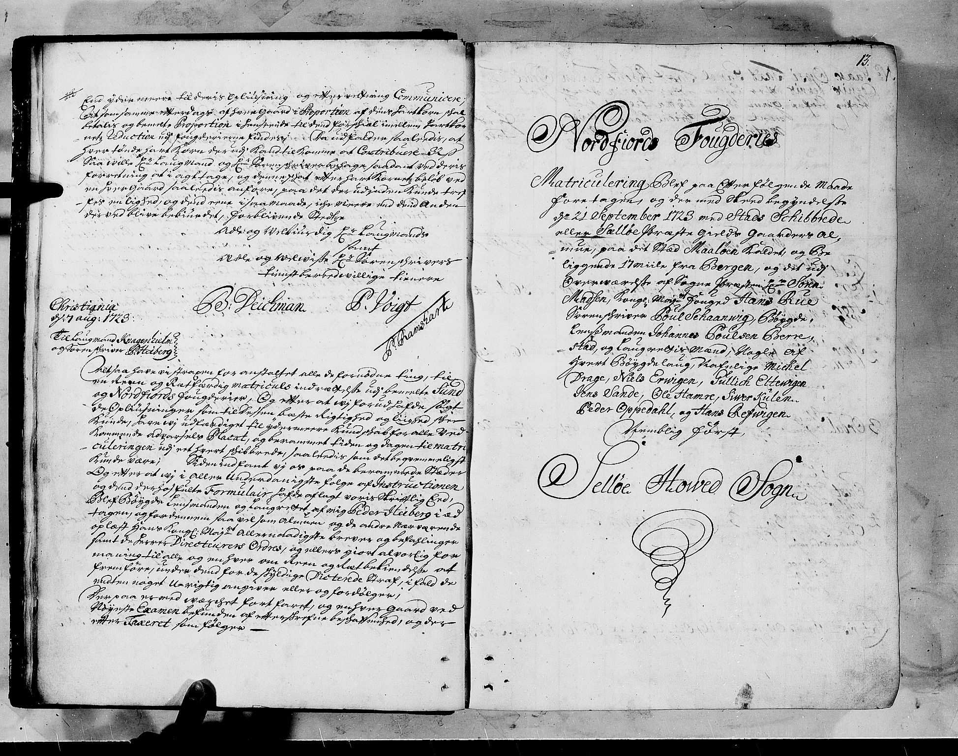 Rentekammeret inntil 1814, Realistisk ordnet avdeling, RA/EA-4070/N/Nb/Nbf/L0147: Sunnfjord og Nordfjord matrikkelprotokoll, 1723, p. 14