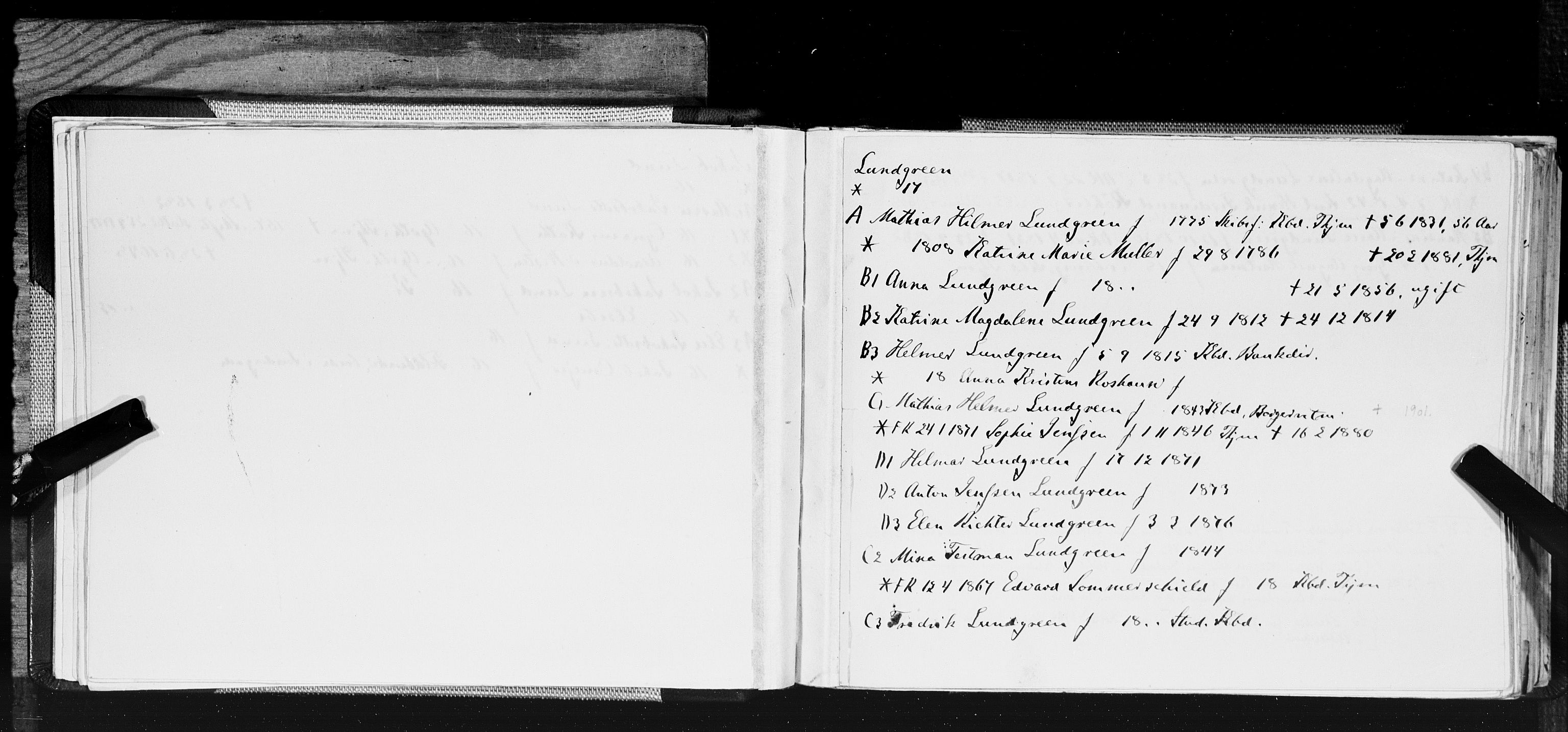 Hornemans samlinger, SAT/PA-X/A/L0017b: L - Ø, 1600-1886