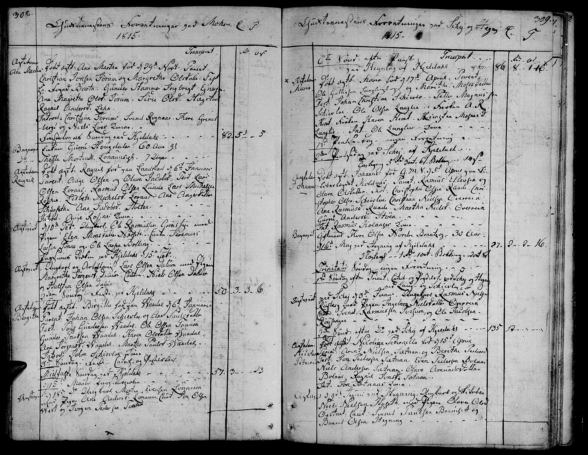 Ministerialprotokoller, klokkerbøker og fødselsregistre - Nord-Trøndelag, SAT/A-1458/735/L0332: Parish register (official) no. 735A03, 1795-1816, p. 308-309
