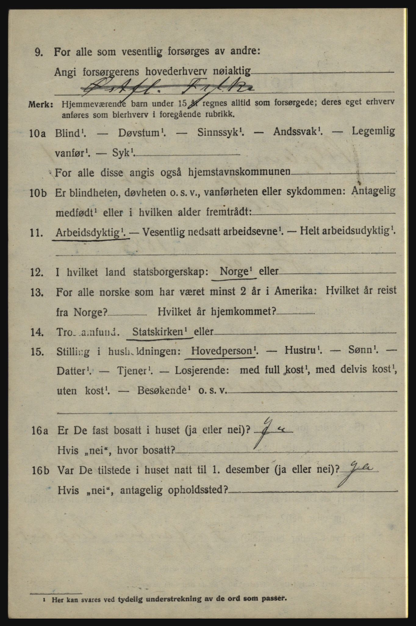 SAO, 1920 census for Skjeberg, 1920, p. 3252