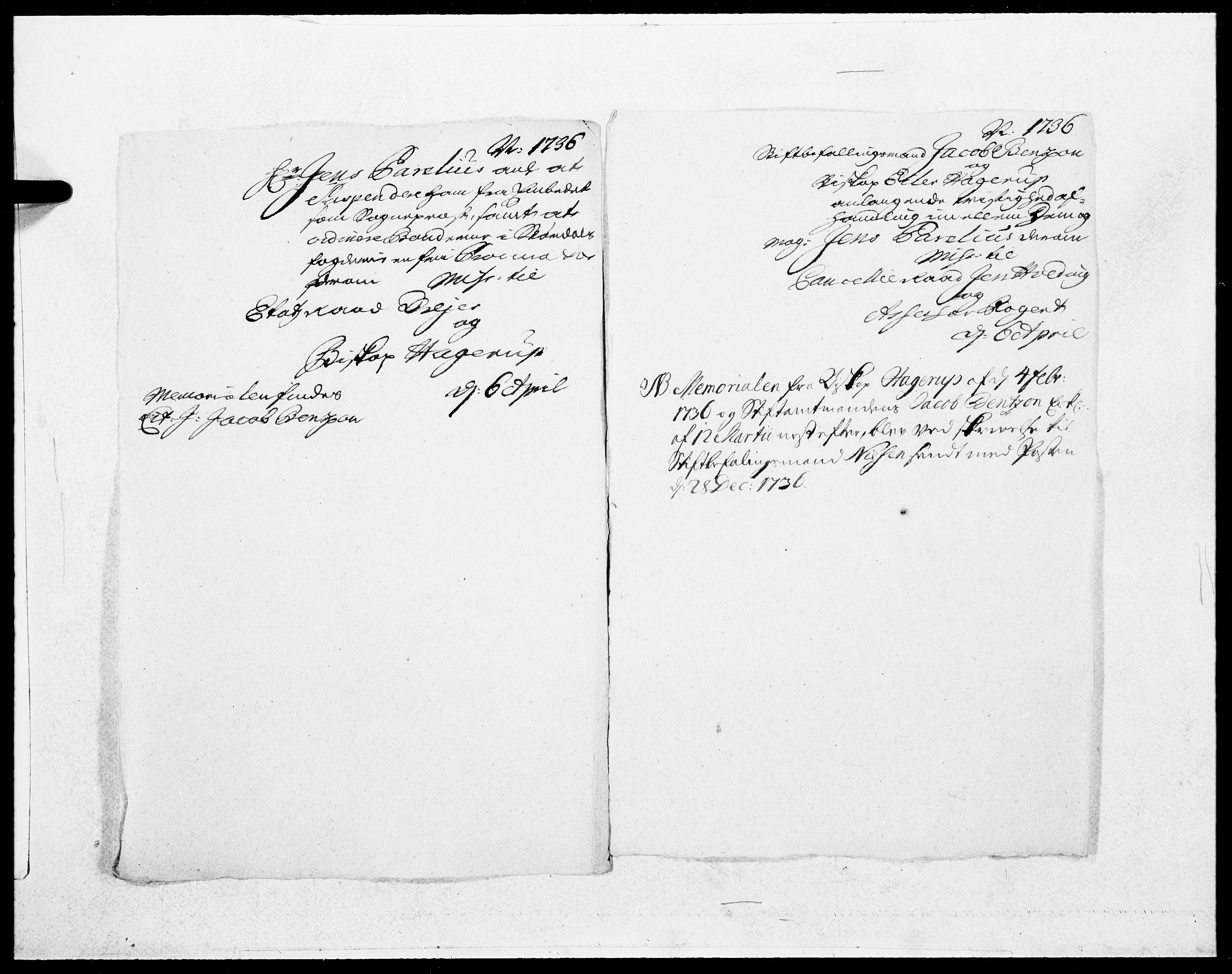 Danske Kanselli 1572-1799, AV/RA-EA-3023/F/Fc/Fcc/Fcca/L0122: Norske innlegg 1572-1799, 1736, p. 222