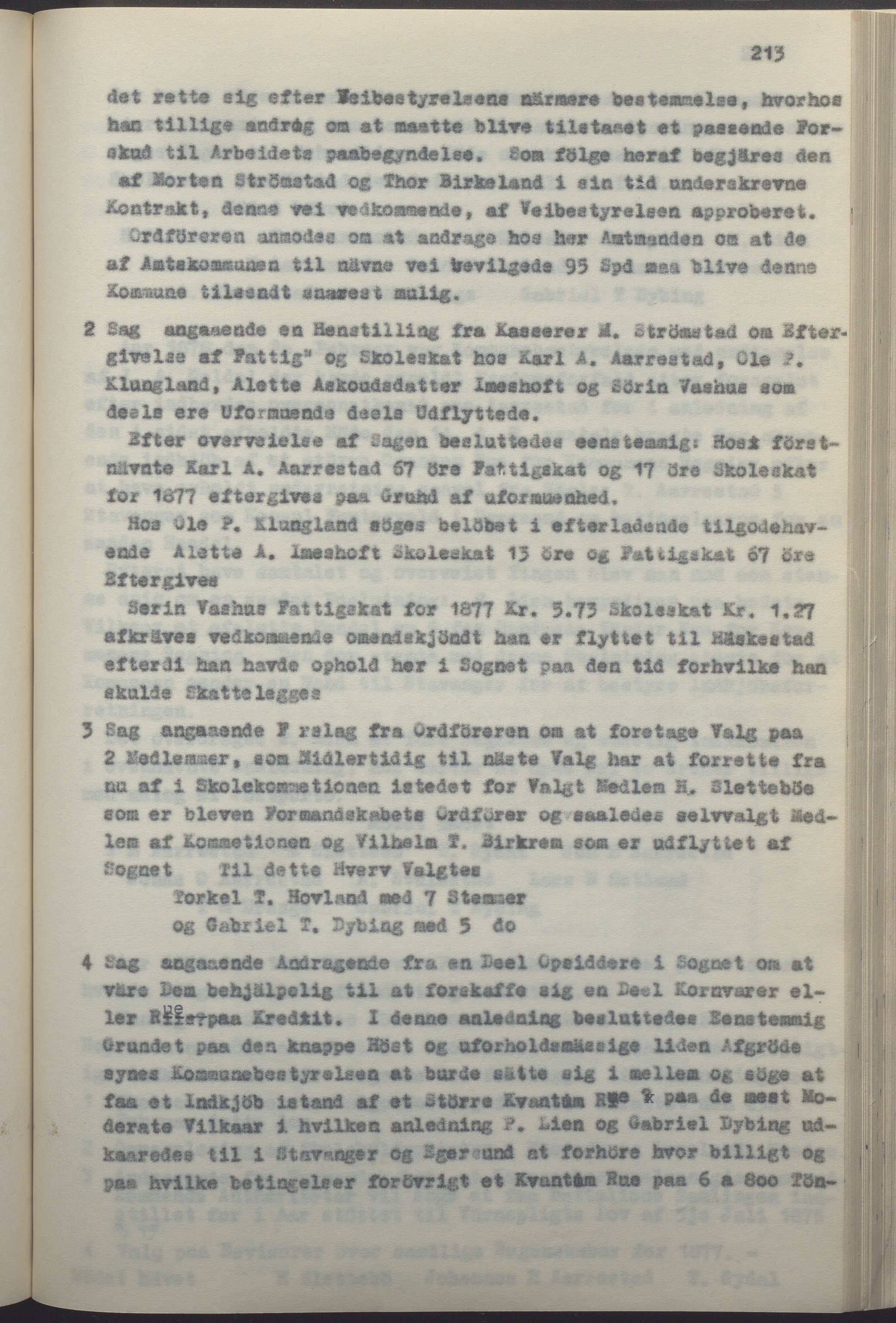 Helleland kommune - Formannskapet, IKAR/K-100479/A/Ab/L0002: Avskrift av møtebok, 1866-1887, p. 213