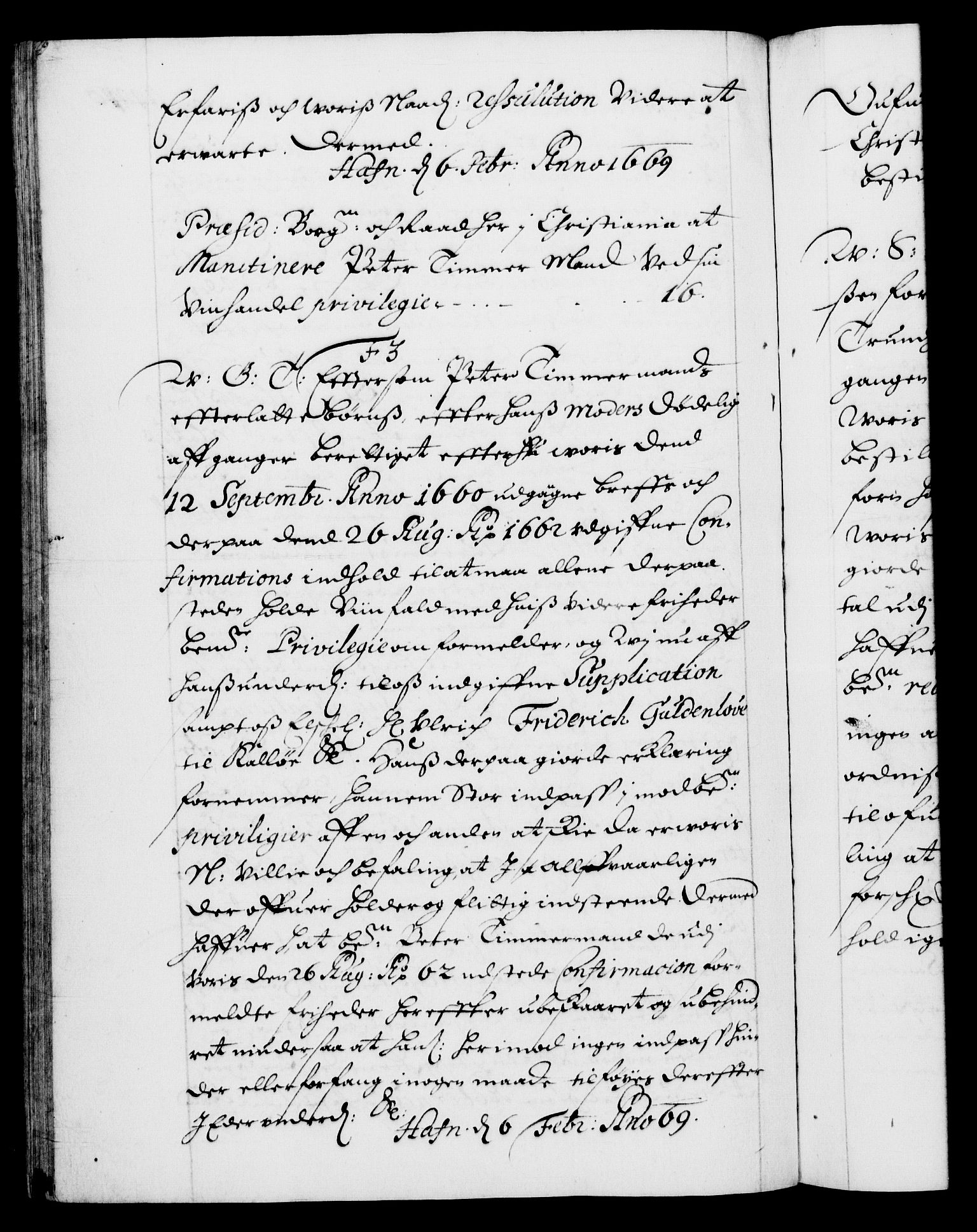 Danske Kanselli 1572-1799, AV/RA-EA-3023/F/Fc/Fca/Fcab/L0011: Norske tegnelser (mikrofilm), 1660-1670, p. 440b