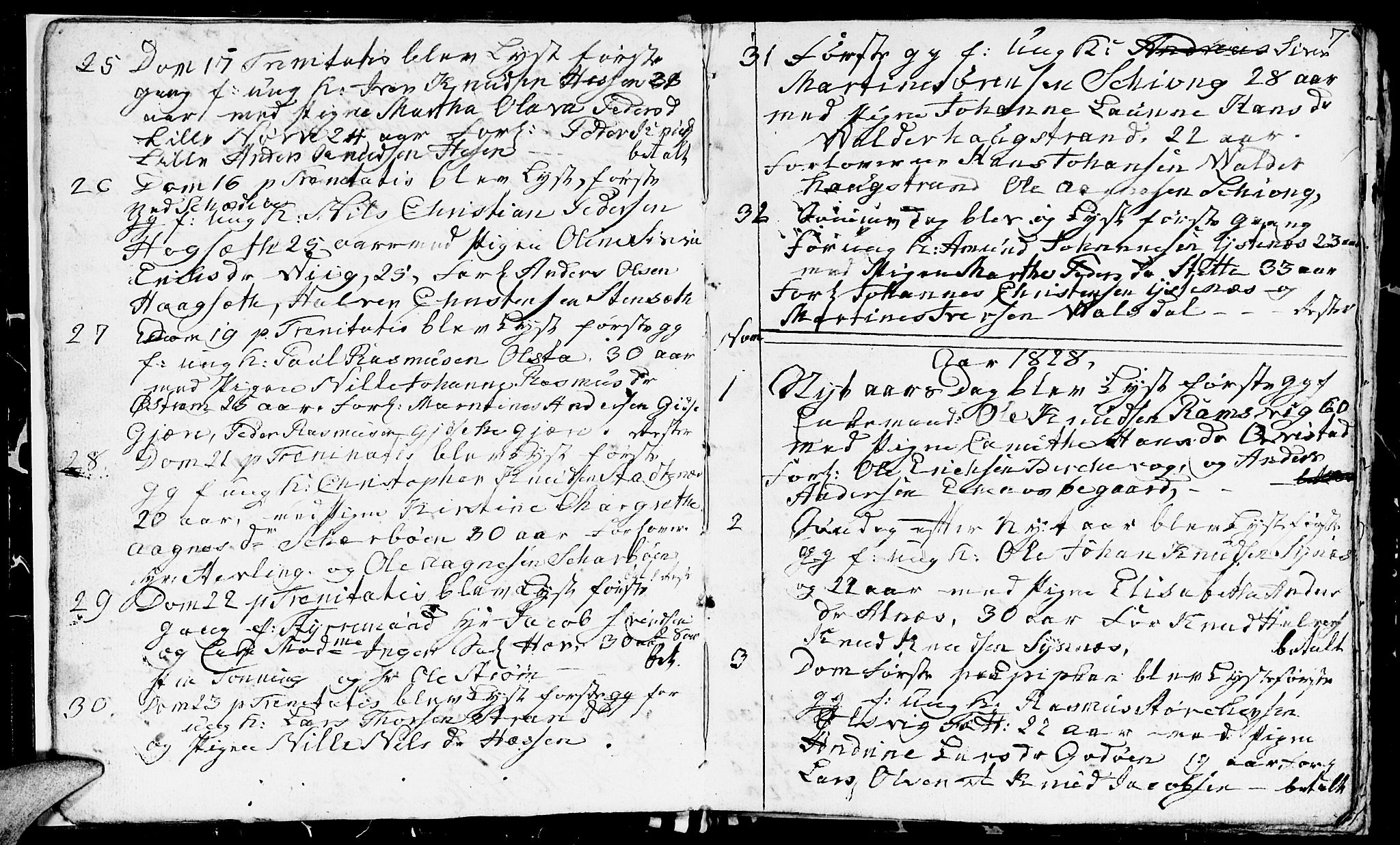 Ministerialprotokoller, klokkerbøker og fødselsregistre - Møre og Romsdal, AV/SAT-A-1454/528/L0424: Parish register (copy) no. 528C05, 1826-1847, p. 7