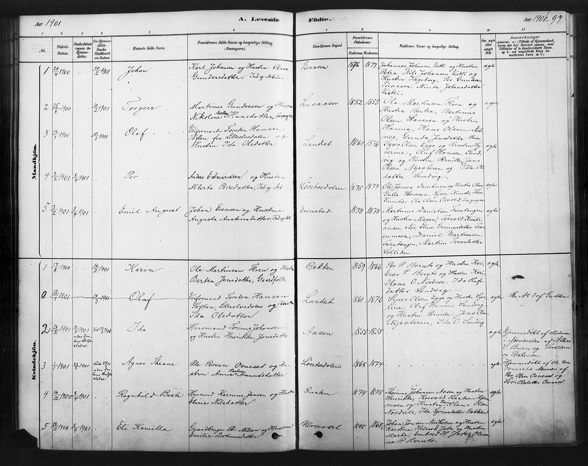 Åmot prestekontor, Hedmark, SAH/PREST-056/H/Ha/Haa/L0012: Parish register (official) no. 12, 1878-1901, p. 97