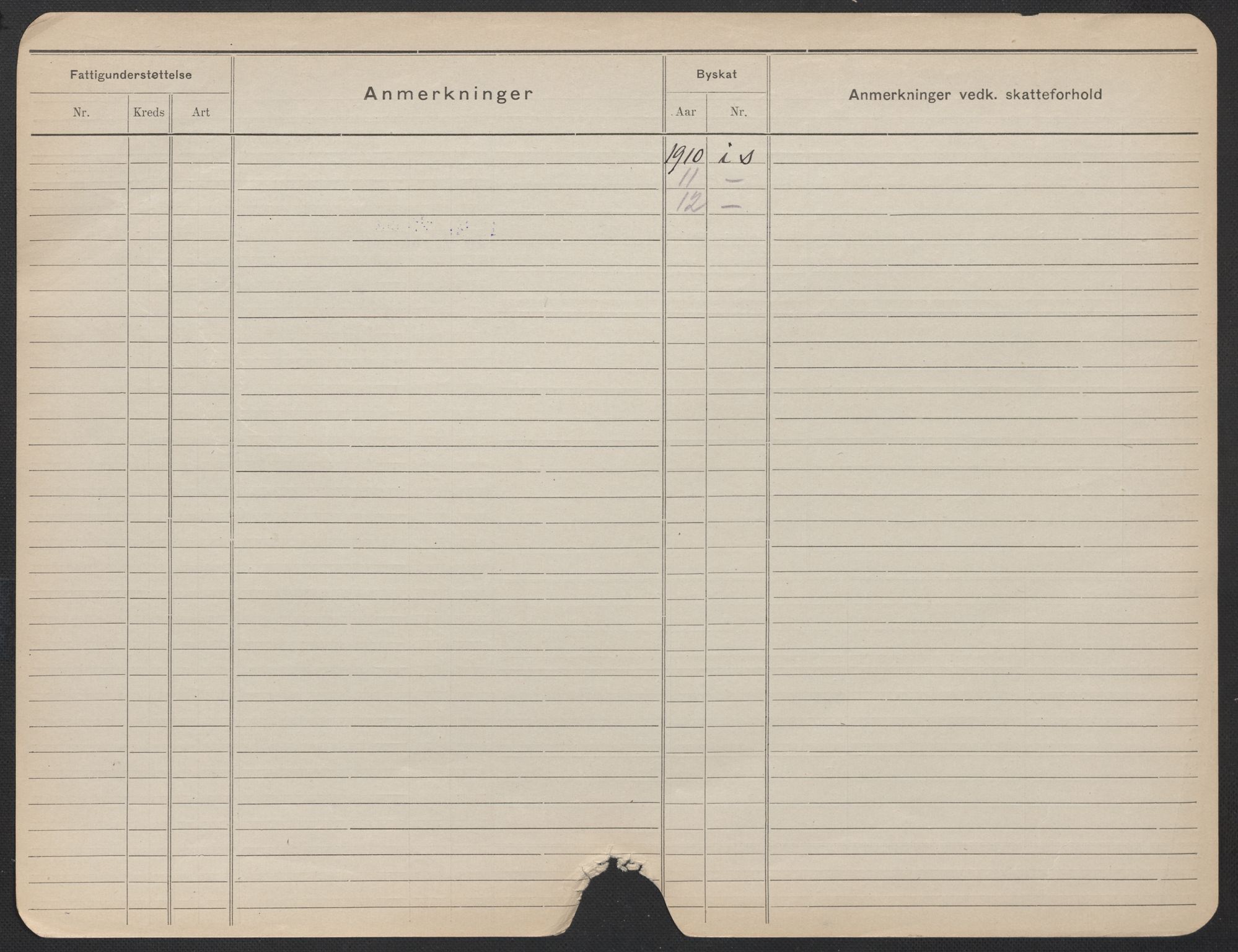 Oslo folkeregister, Registerkort, AV/SAO-A-11715/F/Fa/Fac/L0024: Kvinner, 1906-1914, p. 1201b