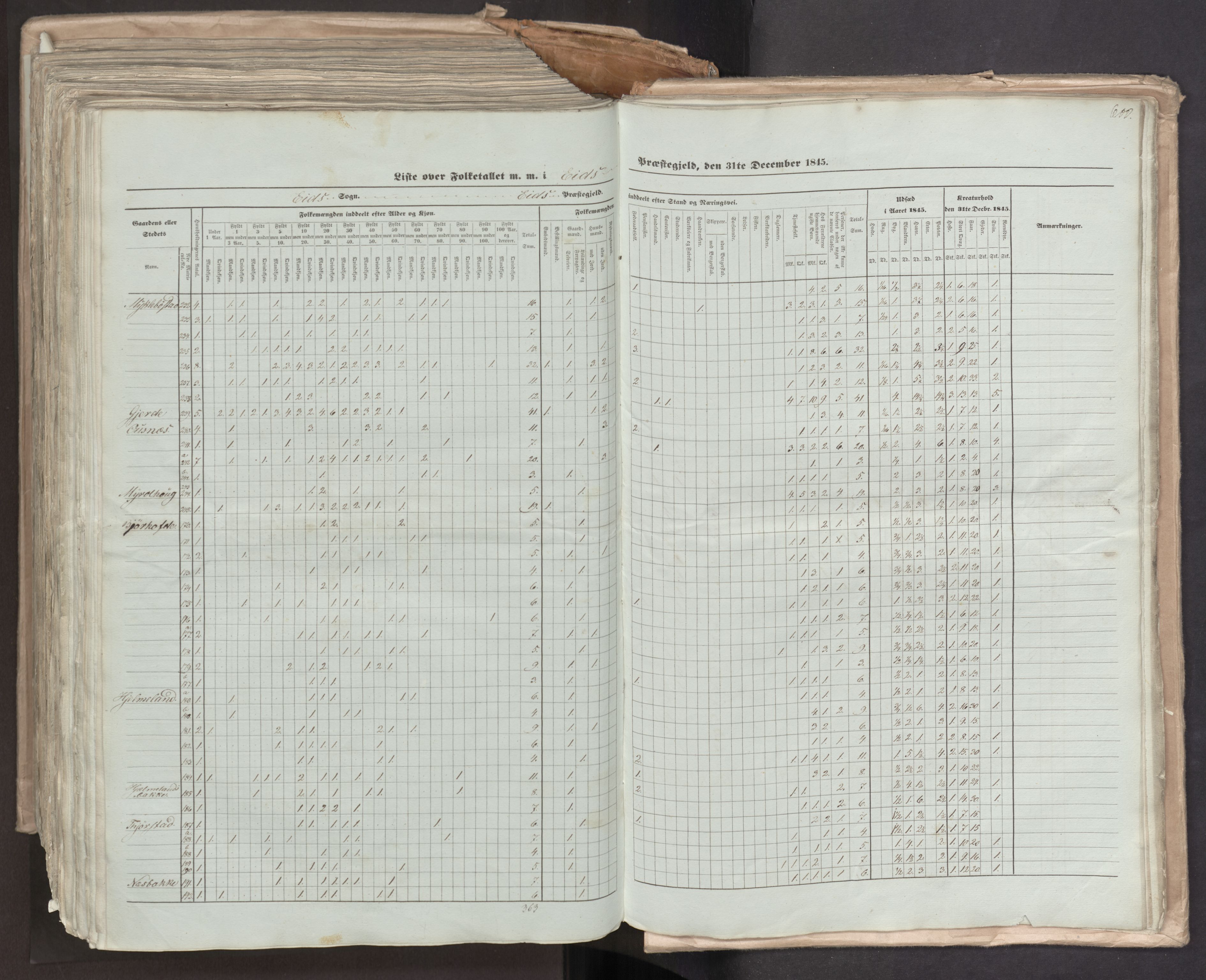 RA, Census 1845, vol. 7: Søndre Bergenhus amt og Nordre Bergenhus amt, 1845, p. 600