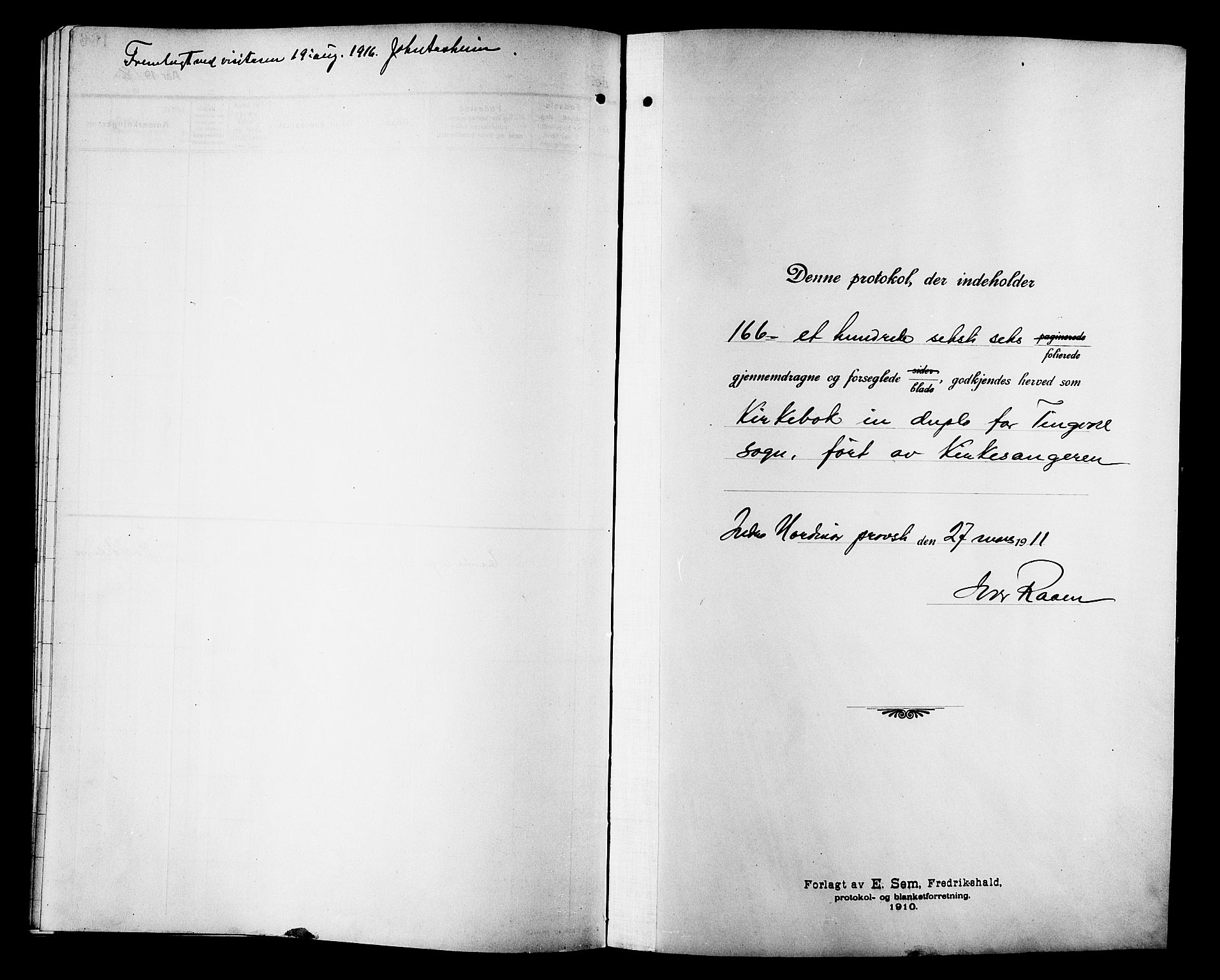 Ministerialprotokoller, klokkerbøker og fødselsregistre - Møre og Romsdal, SAT/A-1454/586/L0993: Parish register (copy) no. 586C04, 1910-1918
