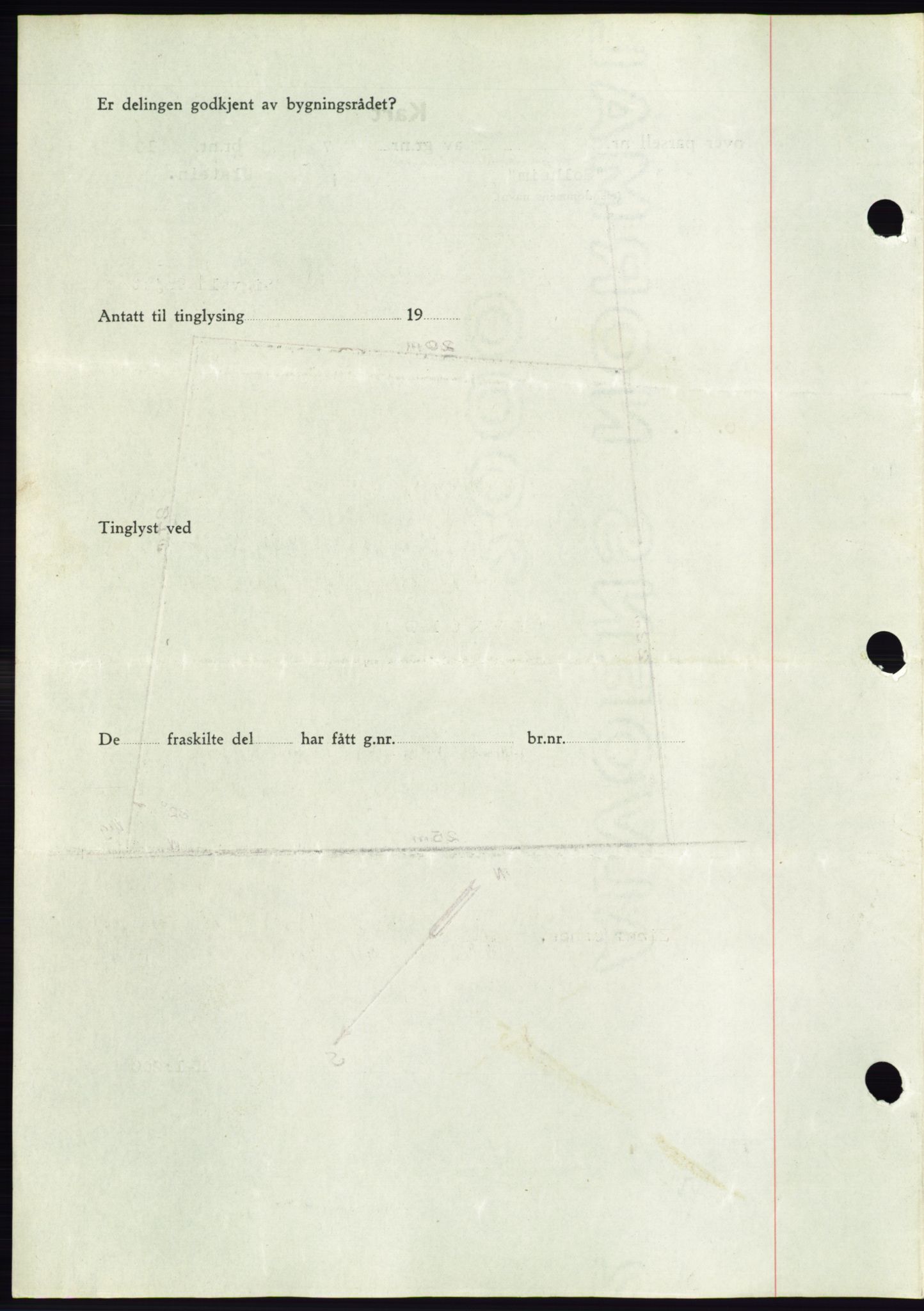 Søre Sunnmøre sorenskriveri, AV/SAT-A-4122/1/2/2C/L0075: Mortgage book no. 1A, 1943-1943, Diary no: : 1085/1943