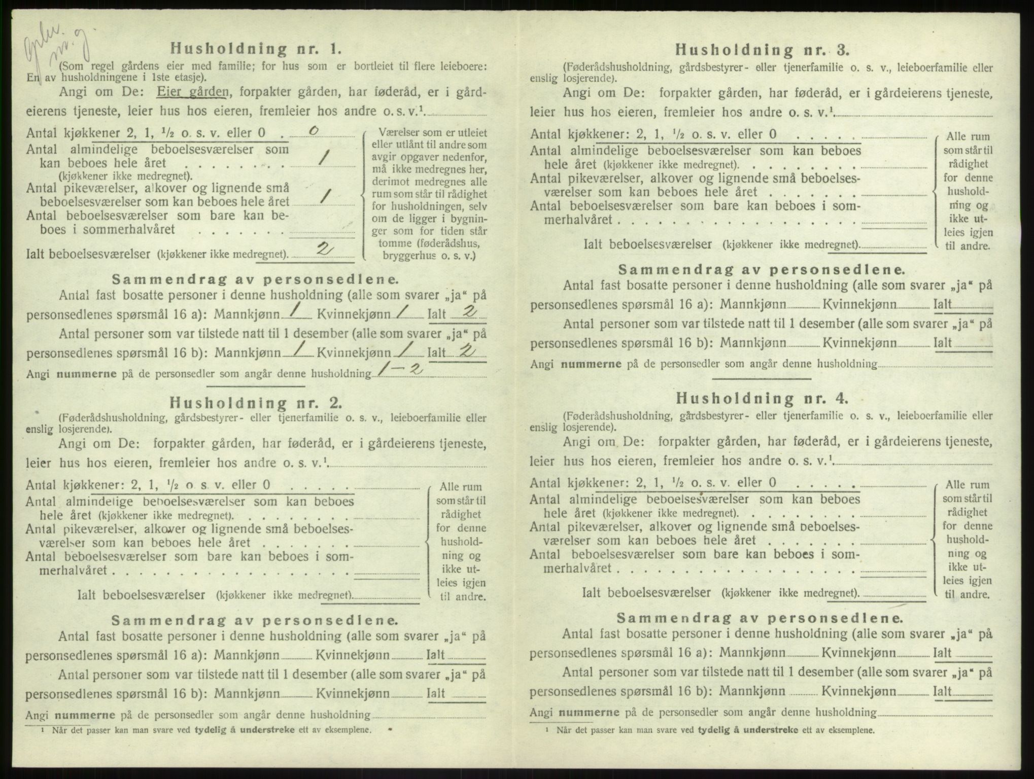 SAB, 1920 census for Naustdal, 1920, p. 253