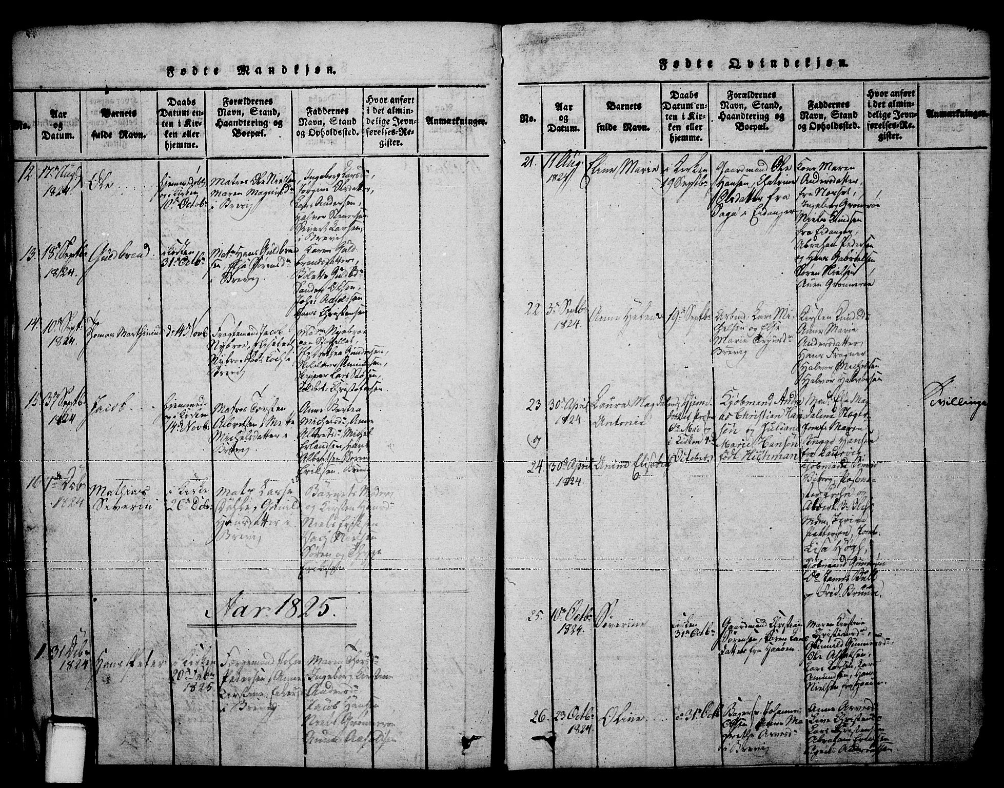 Brevik kirkebøker, SAKO/A-255/F/Fa/L0004: Parish register (official) no. 4, 1814-1846, p. 41