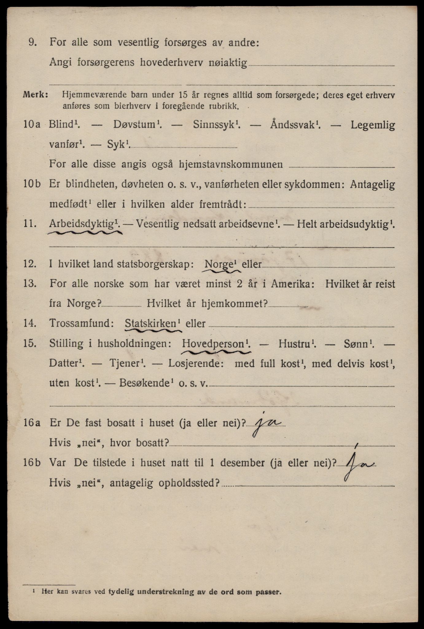 SAST, 1920 census for Haugesund, 1920, p. 41464