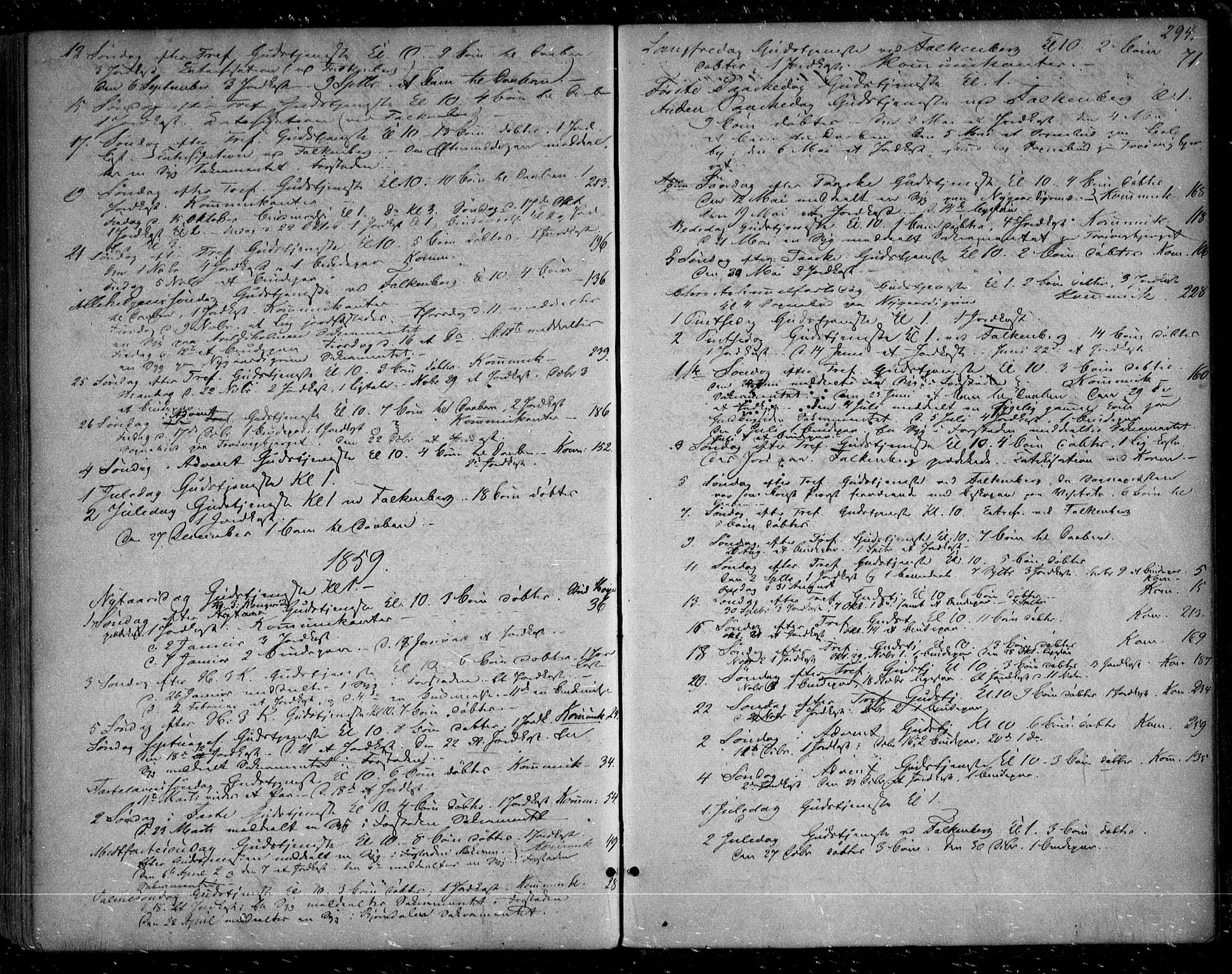 Glemmen prestekontor Kirkebøker, SAO/A-10908/F/Fa/L0007: Parish register (official) no. 7, 1853-1862, p. 294