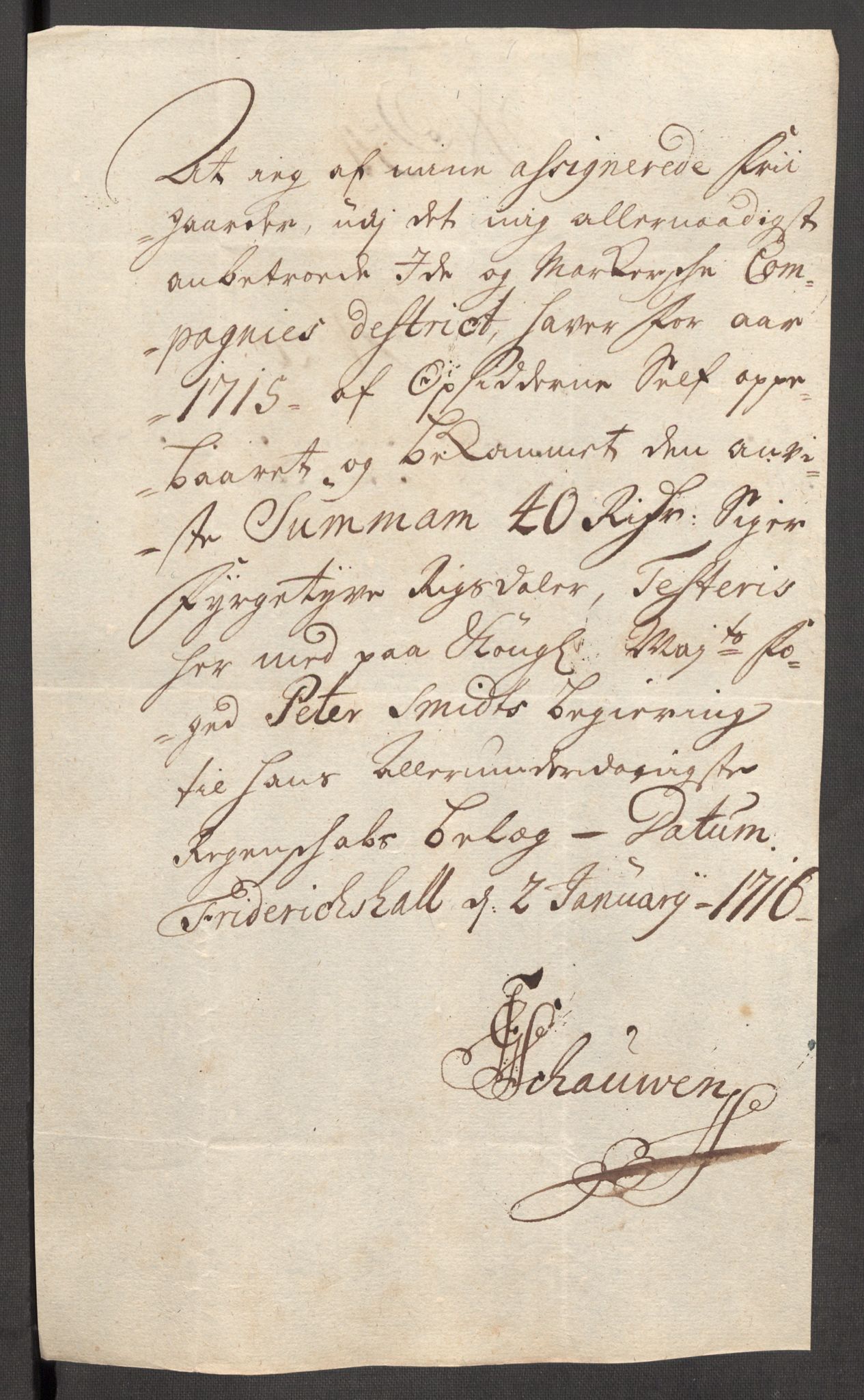 Rentekammeret inntil 1814, Reviderte regnskaper, Fogderegnskap, AV/RA-EA-4092/R01/L0023: Fogderegnskap Idd og Marker, 1715-1716, p. 173