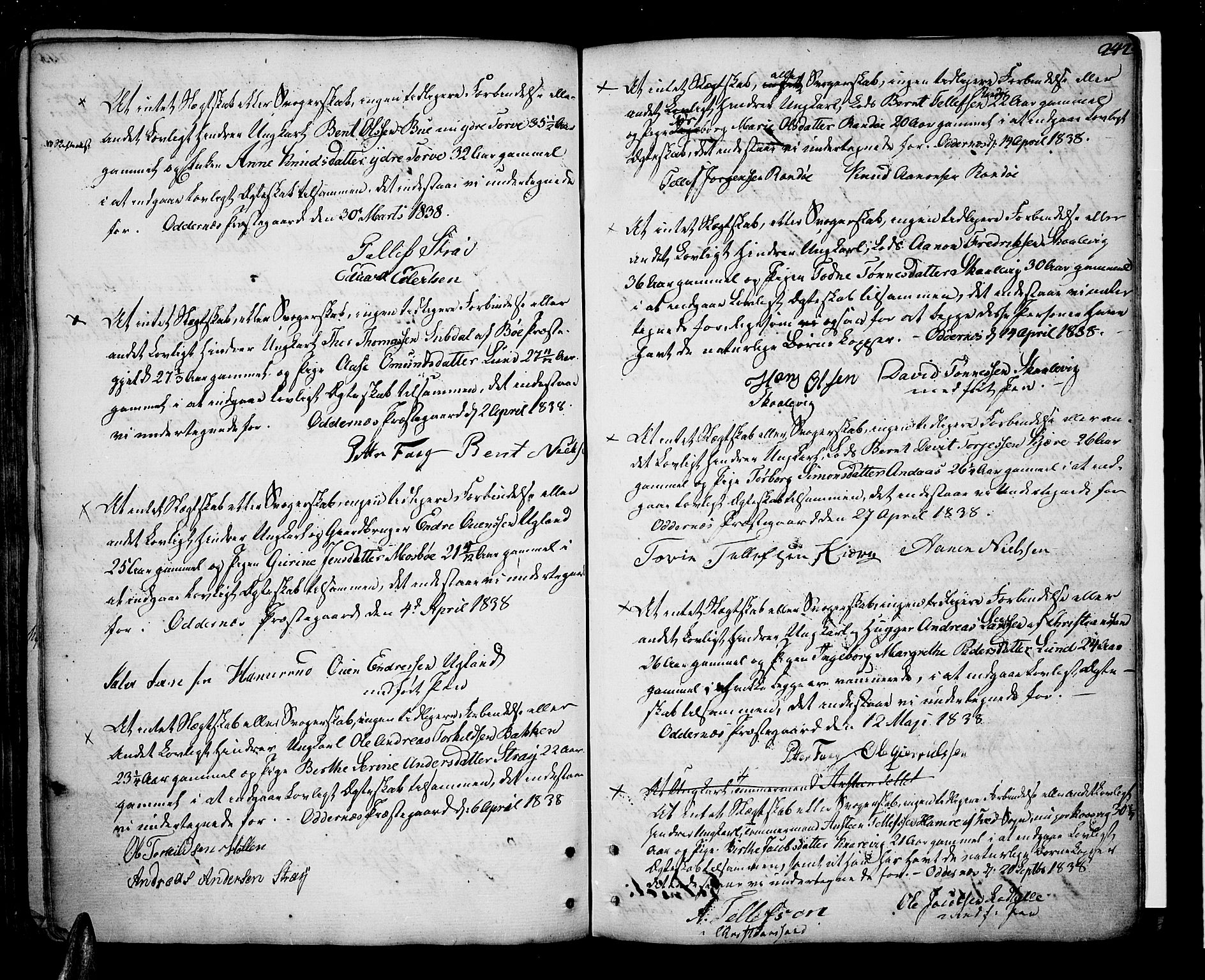 Oddernes sokneprestkontor, AV/SAK-1111-0033/F/Fa/Faa/L0004: Parish register (official) no. A 4, 1764-1820, p. 242