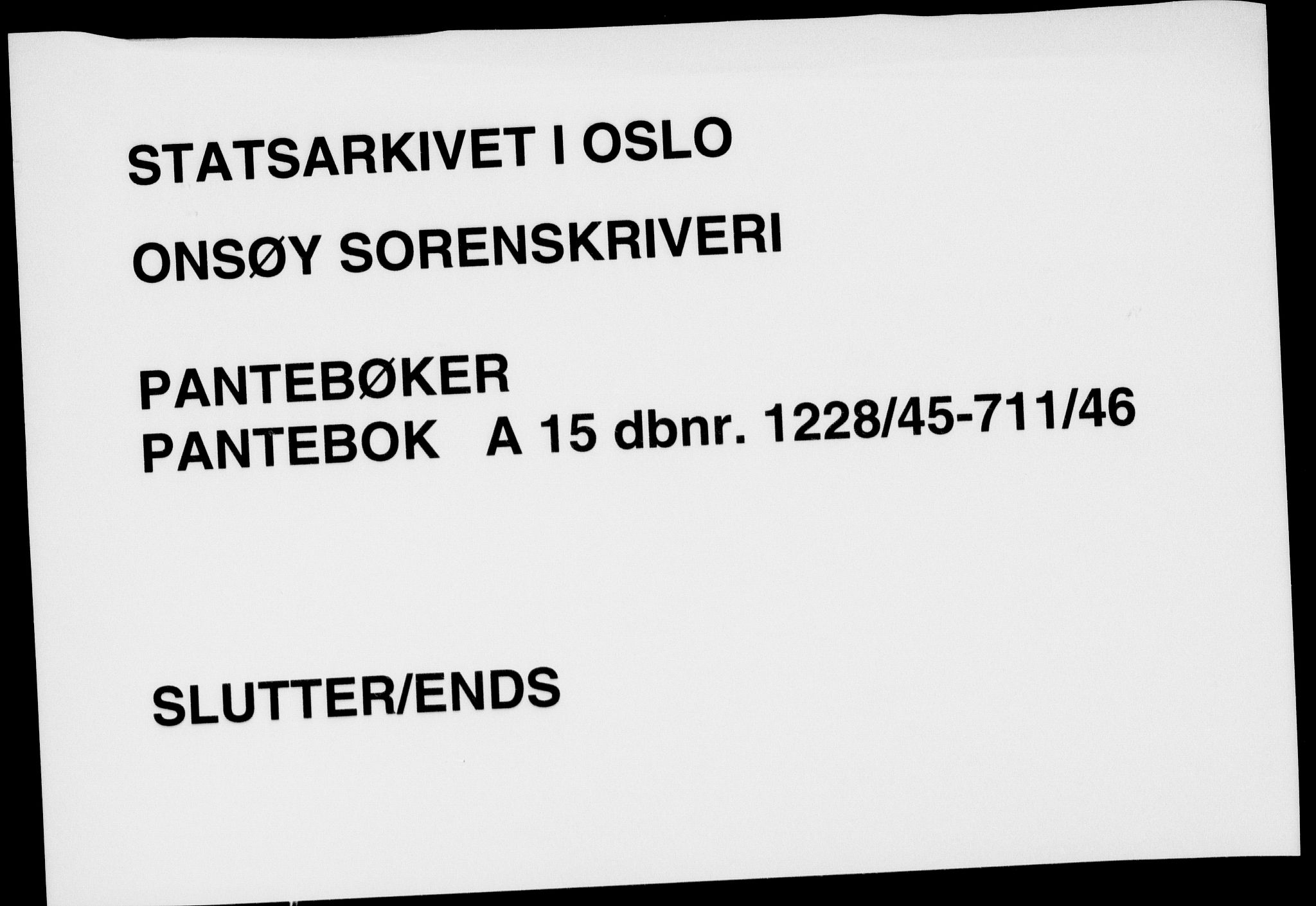 Onsøy sorenskriveri, SAO/A-10474/G/Ga/Gab/L0015: Mortgage book no. II A-15, 1945-1946