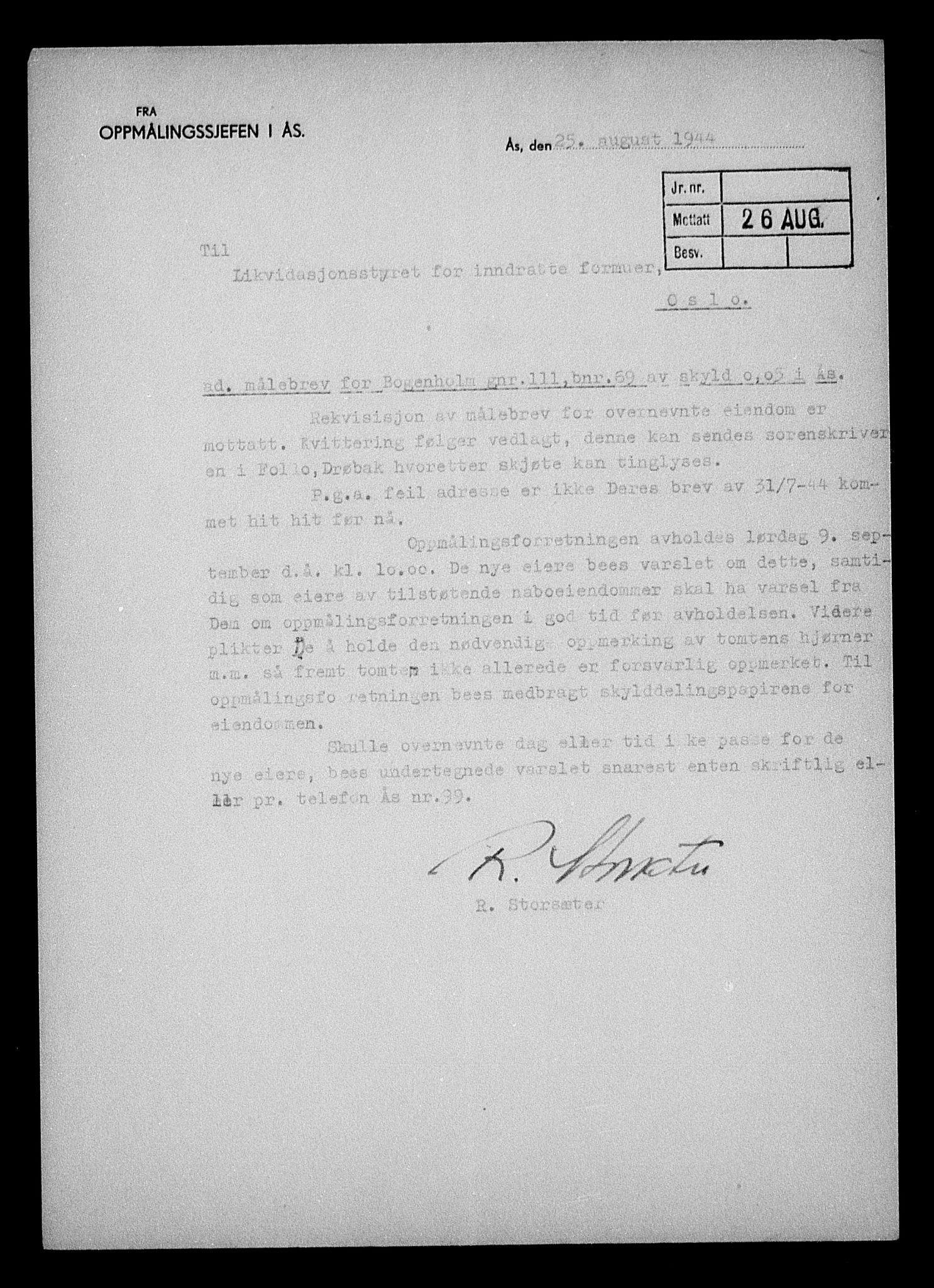 Justisdepartementet, Tilbakeføringskontoret for inndratte formuer, AV/RA-S-1564/H/Hc/Hcc/L0970: --, 1945-1947, p. 198