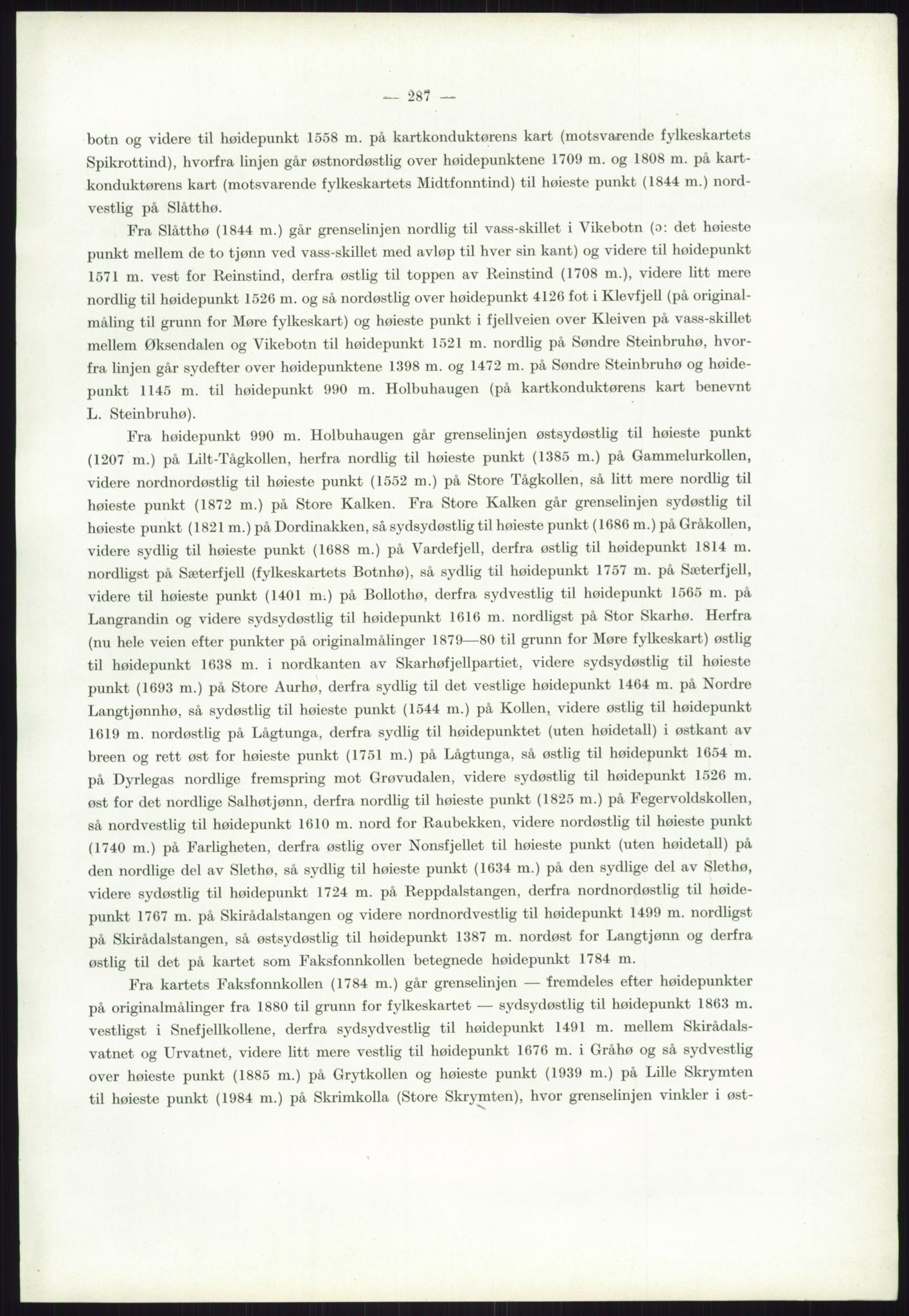 Høyfjellskommisjonen, AV/RA-S-1546/X/Xa/L0001: Nr. 1-33, 1909-1953, p. 2834