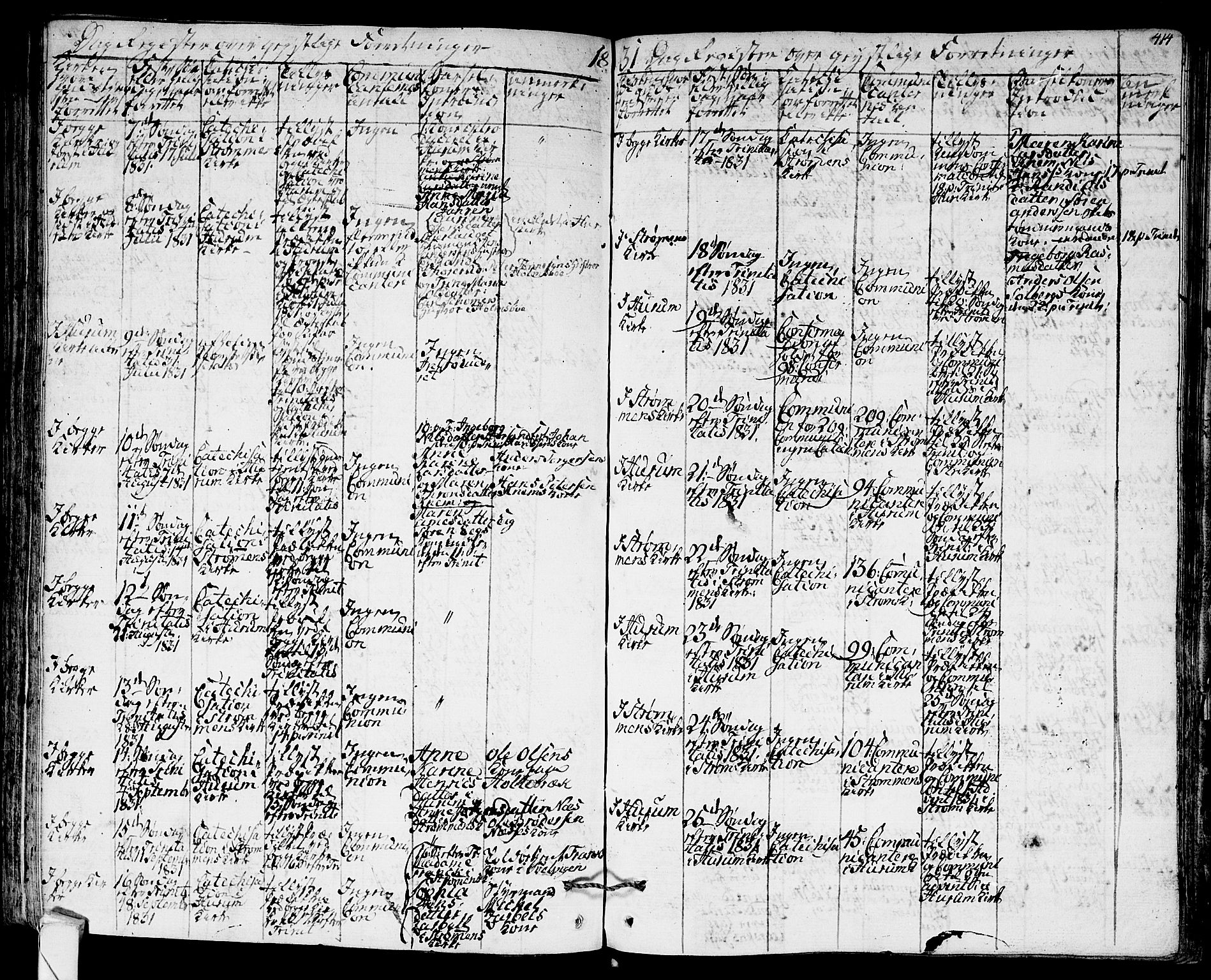 Hurum kirkebøker, AV/SAKO-A-229/F/Fa/L0010: Parish register (official) no. 10, 1827-1846, p. 414