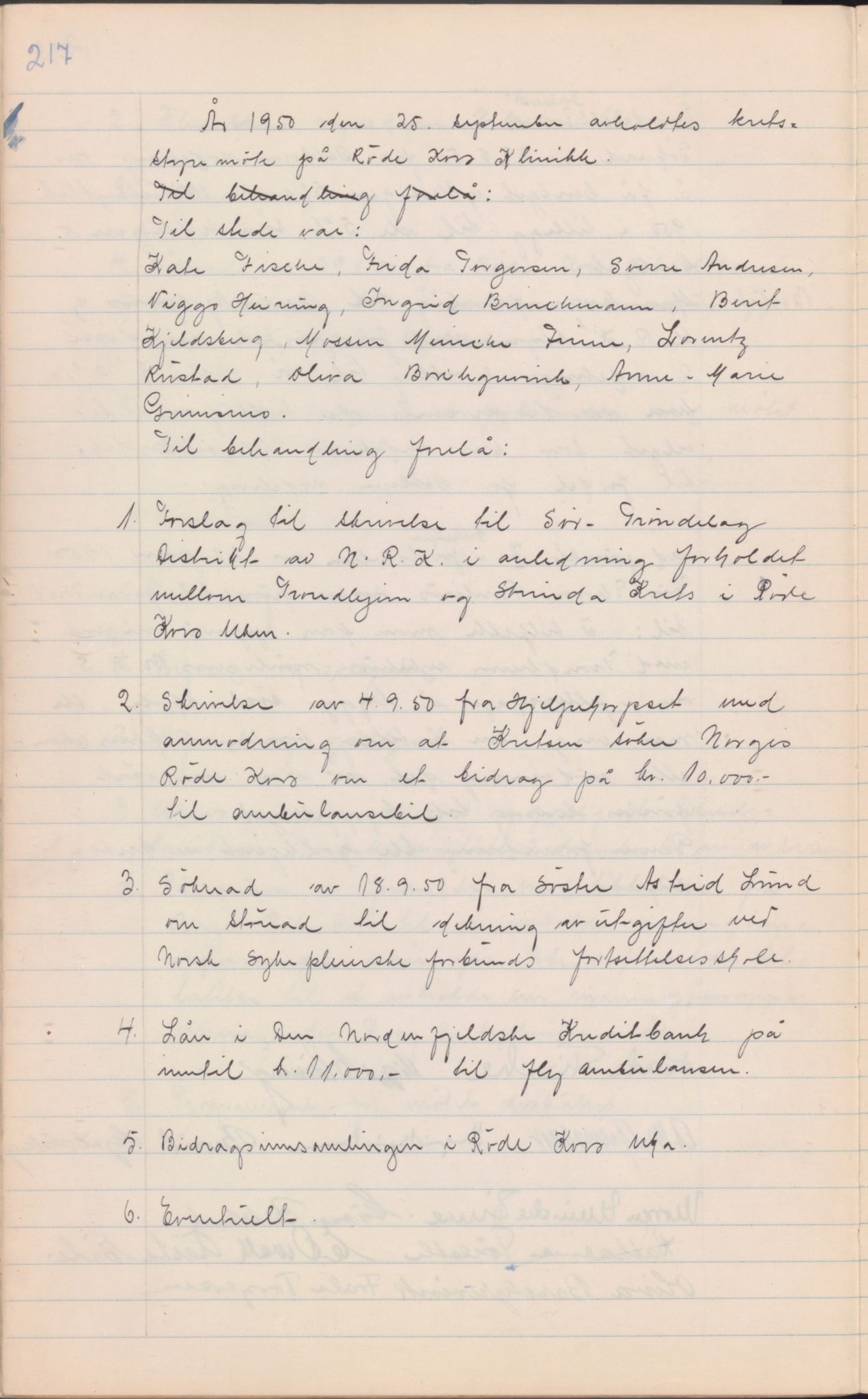 Trondheim Røde Kors, TRKO/PA-1204/A/Aa/L0003: Møtebok, 1942-1952, p. 220