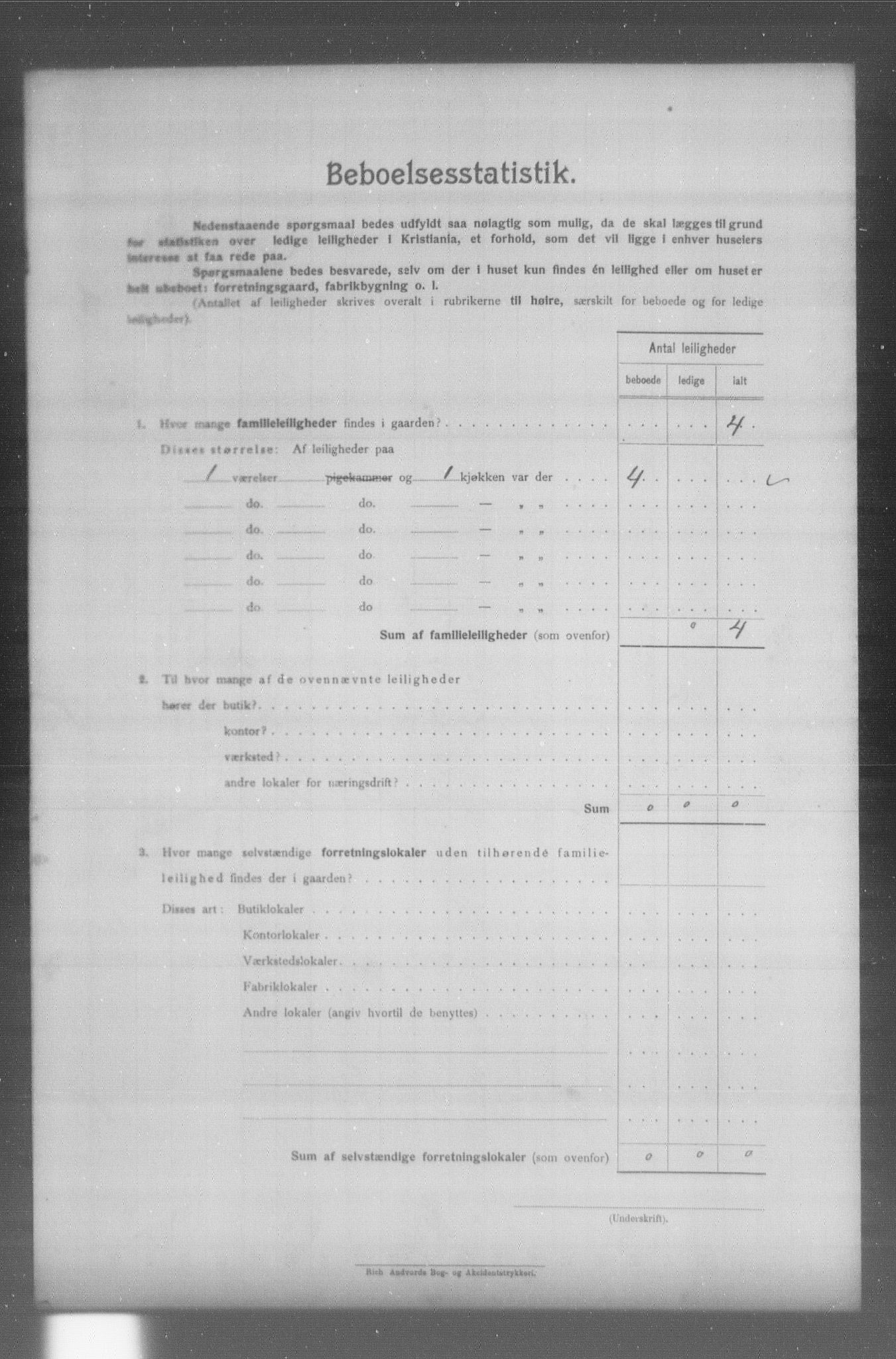 OBA, Municipal Census 1904 for Kristiania, 1904, p. 20117