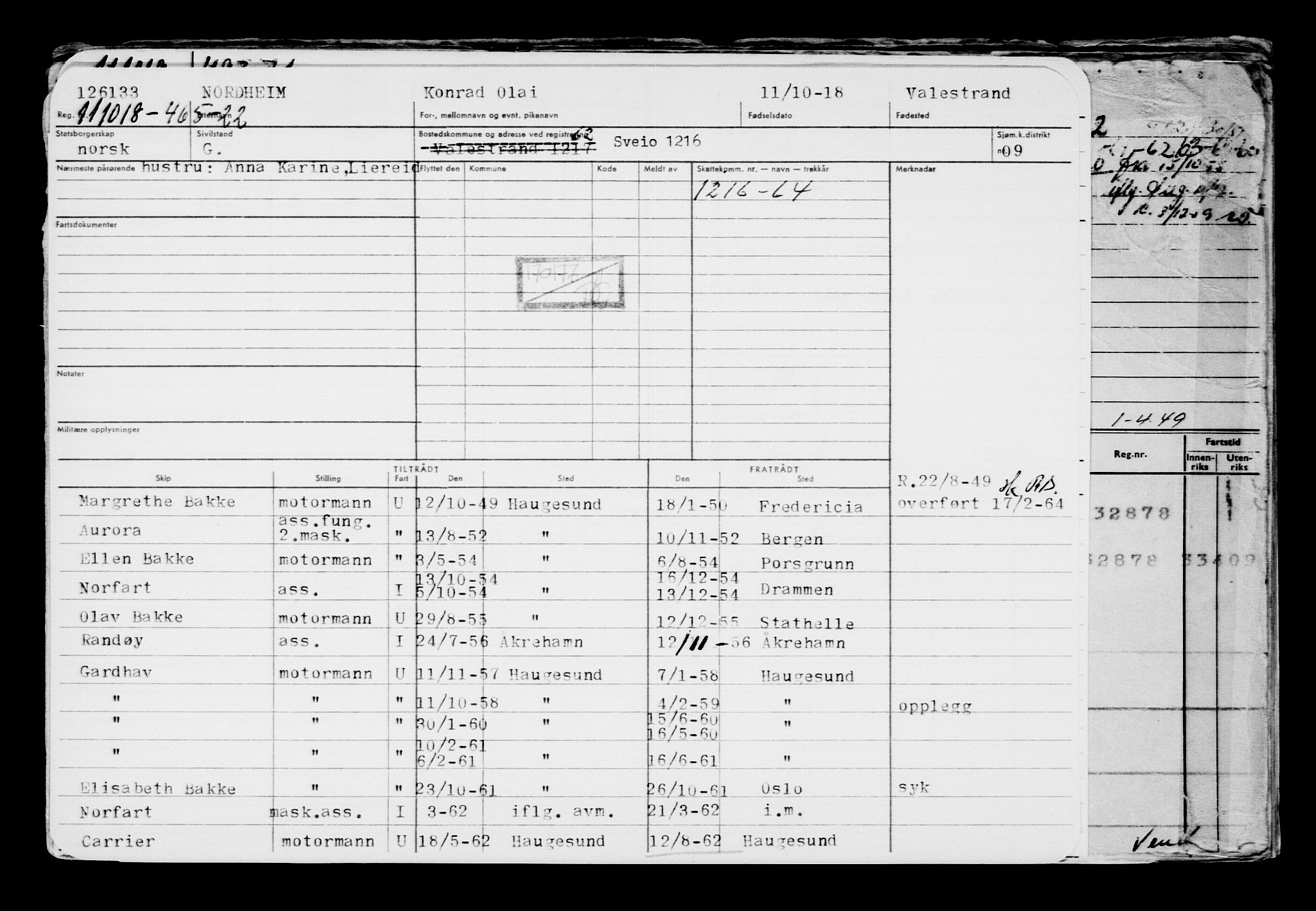 Direktoratet for sjømenn, AV/RA-S-3545/G/Gb/L0163: Hovedkort, 1918, p. 250