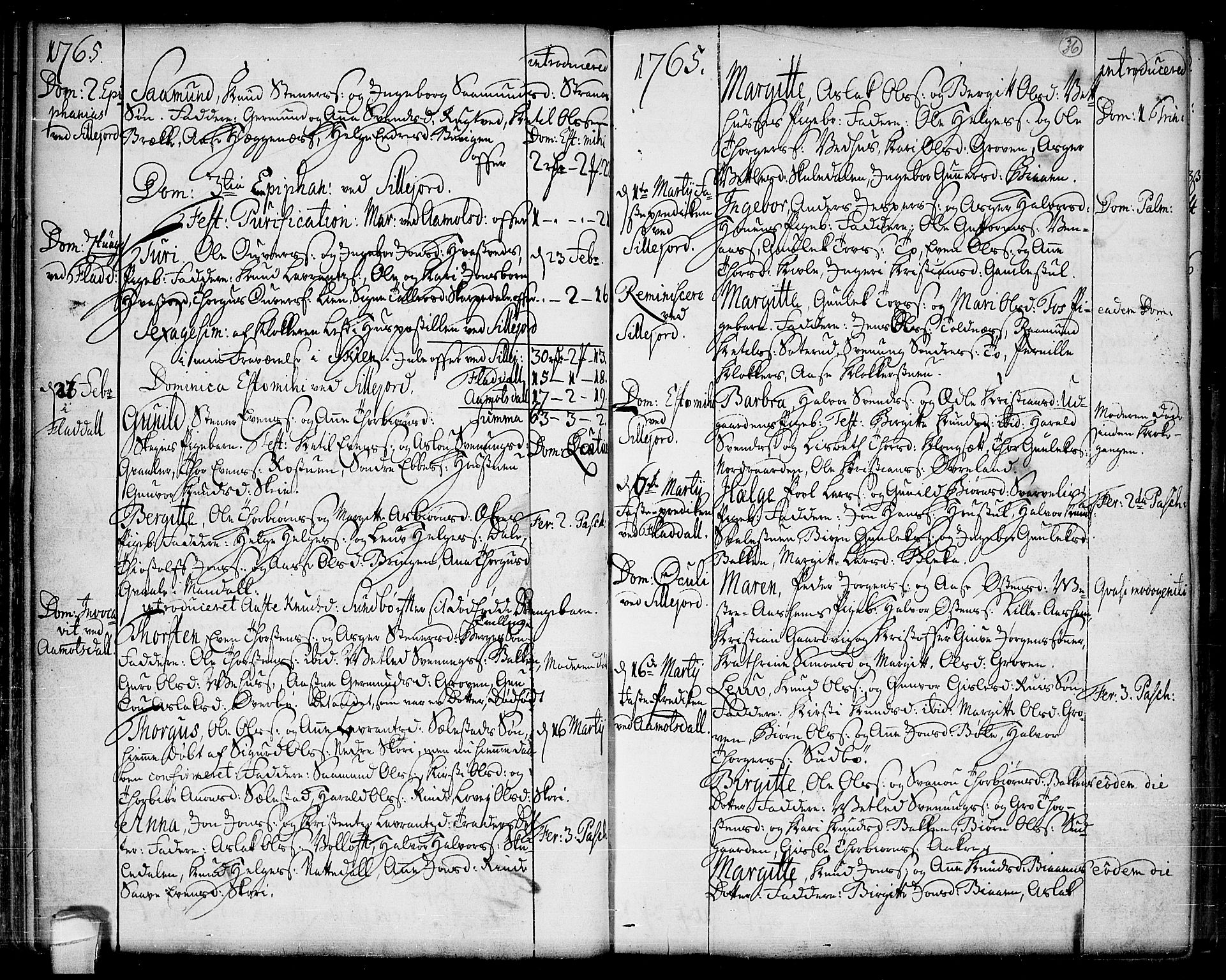 Seljord kirkebøker, SAKO/A-20/F/Fa/L0007: Parish register (official) no. I 7, 1755-1800, p. 36