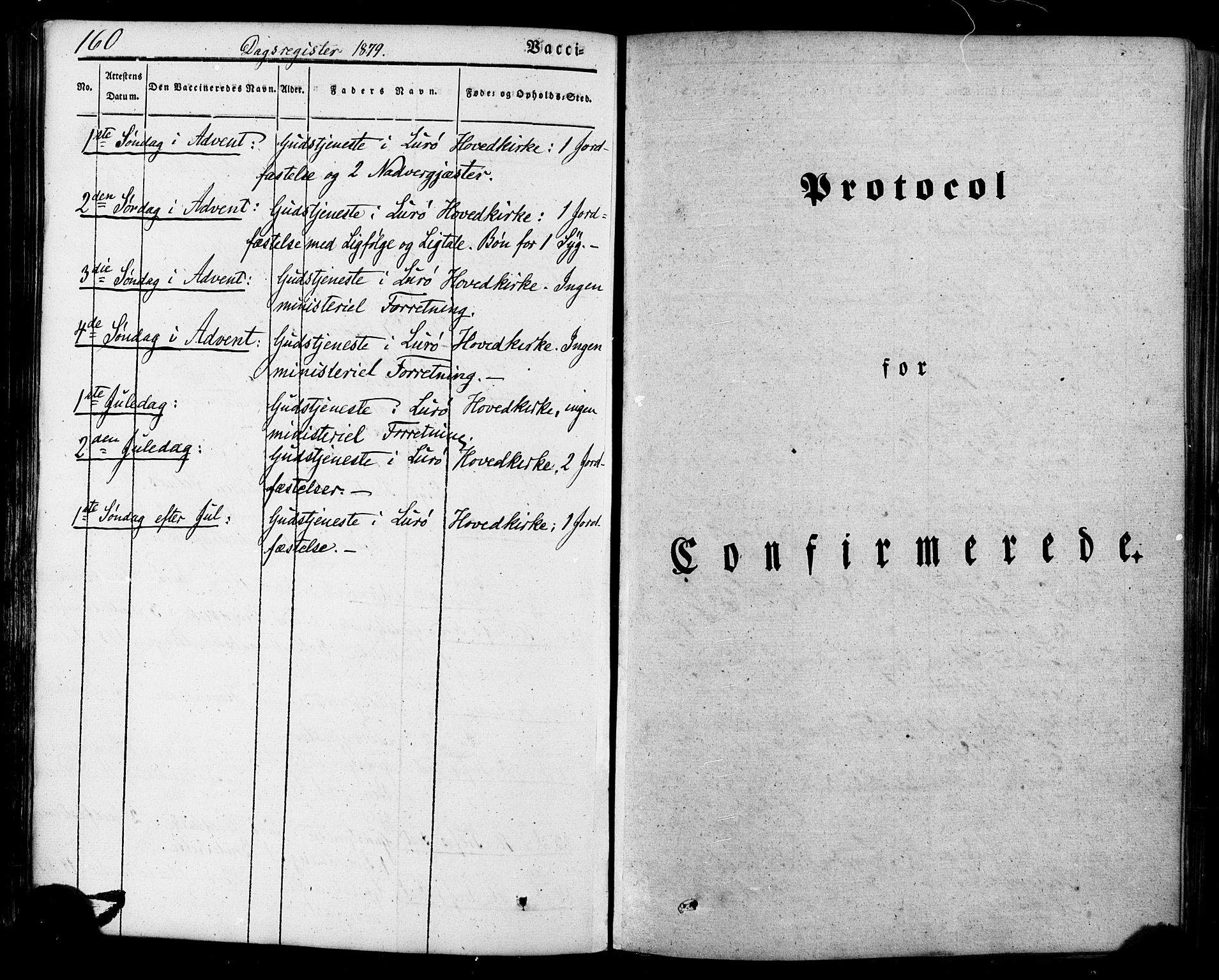Ministerialprotokoller, klokkerbøker og fødselsregistre - Nordland, SAT/A-1459/839/L0567: Parish register (official) no. 839A04, 1863-1879, p. 160