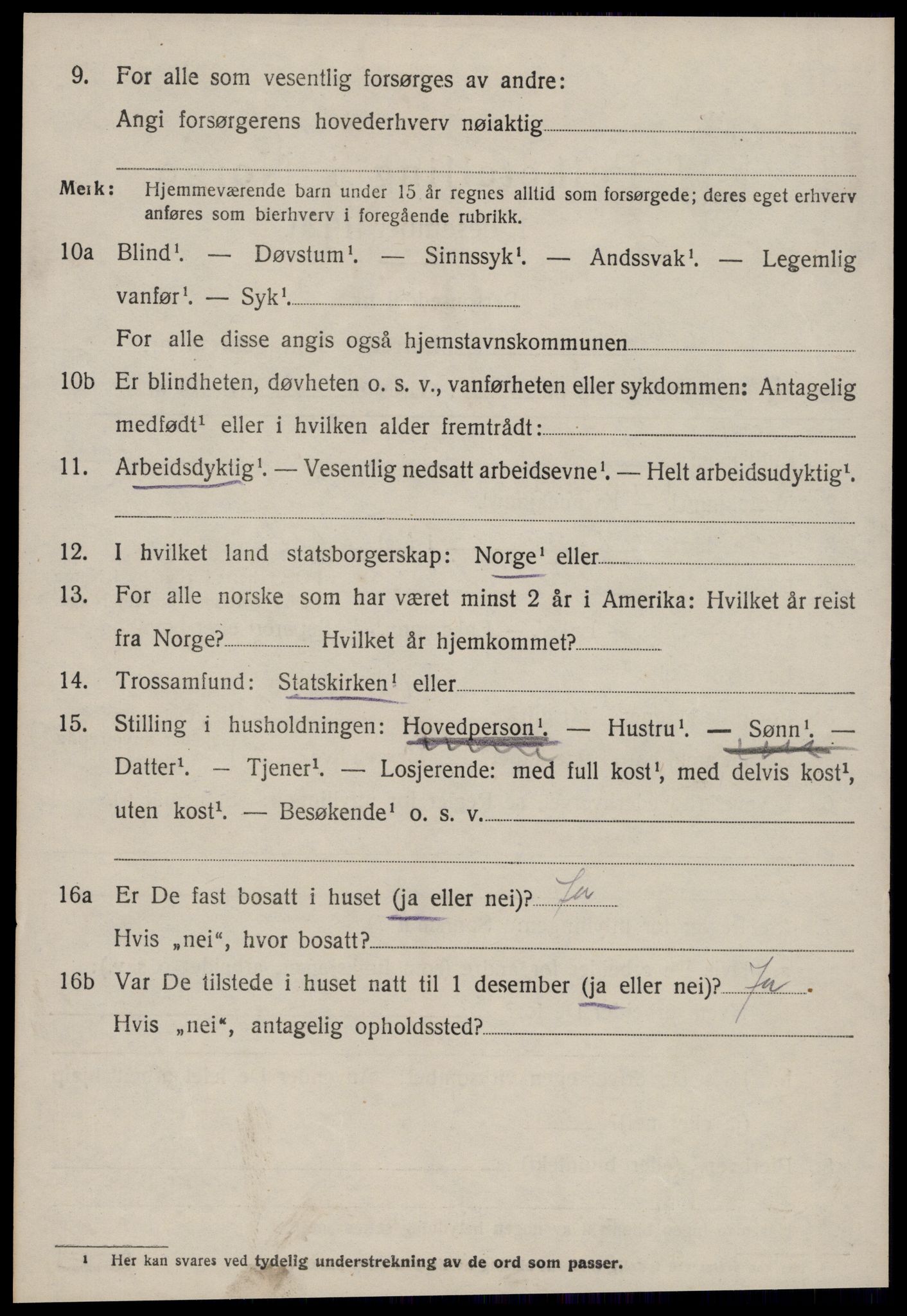 SAT, 1920 census for Aukra, 1920, p. 4980