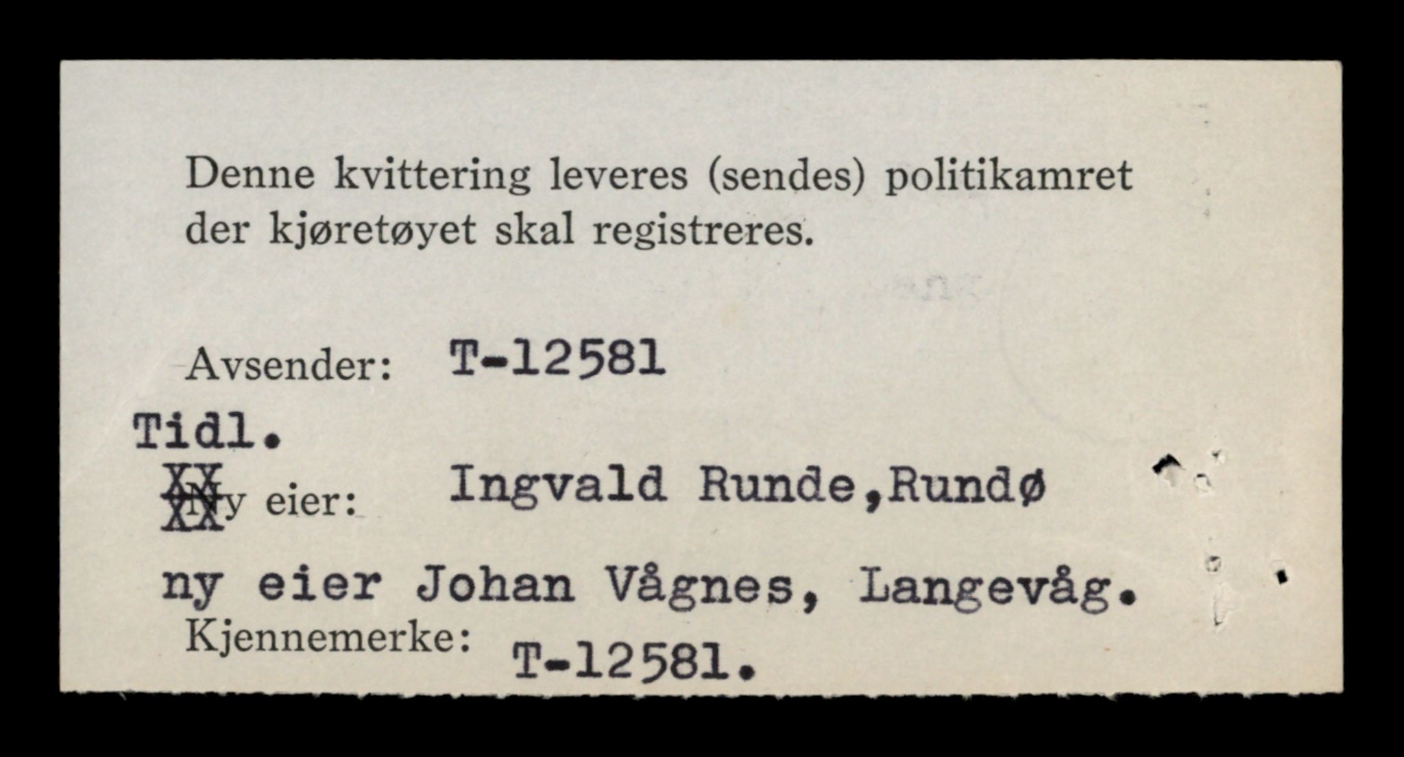 Møre og Romsdal vegkontor - Ålesund trafikkstasjon, AV/SAT-A-4099/F/Fe/L0034: Registreringskort for kjøretøy T 12500 - T 12652, 1927-1998, p. 1531