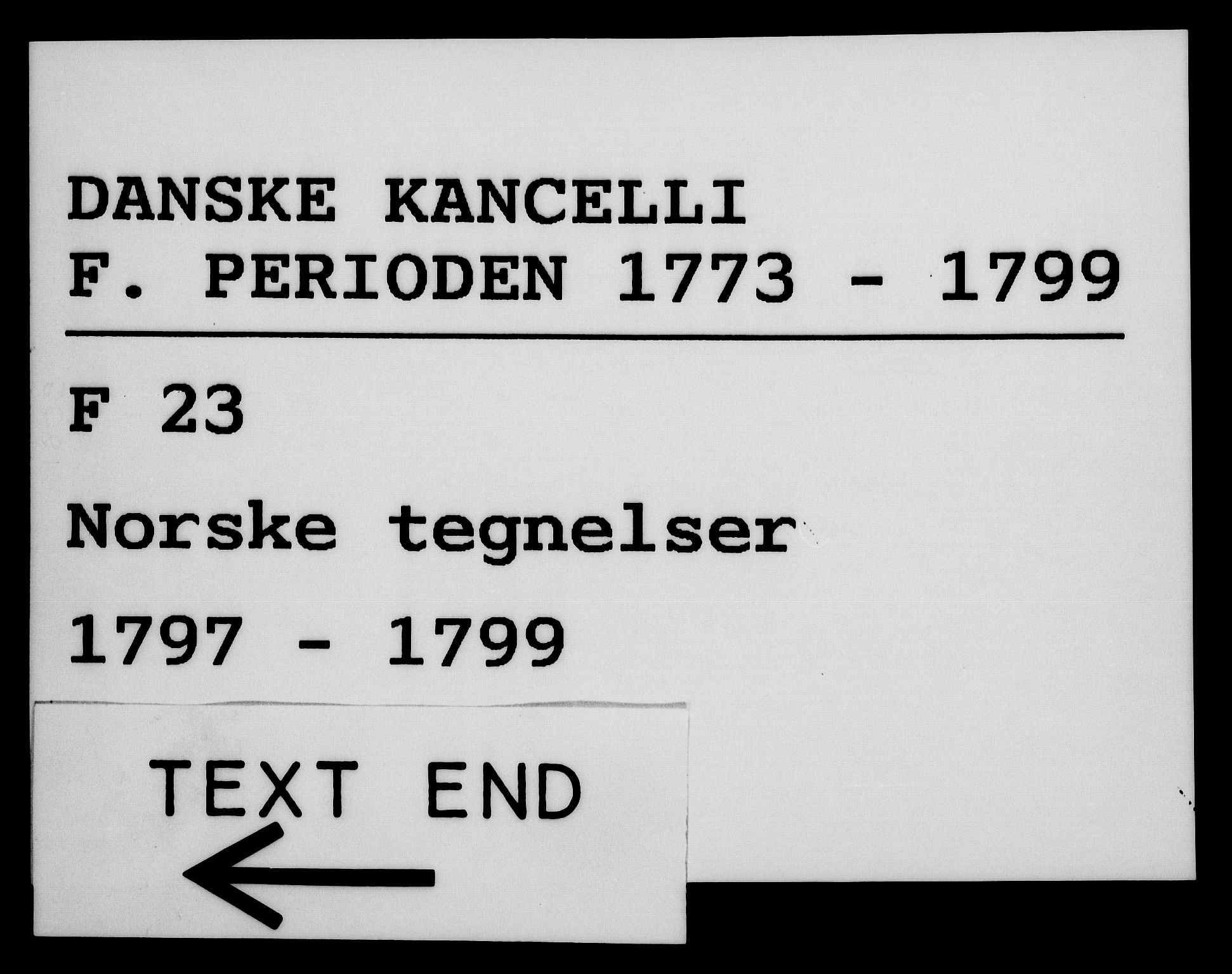 Danske Kanselli 1572-1799, AV/RA-EA-3023/F/Fc/Fca/Fcab/L0046: Norske tegnelser, 1797-1799