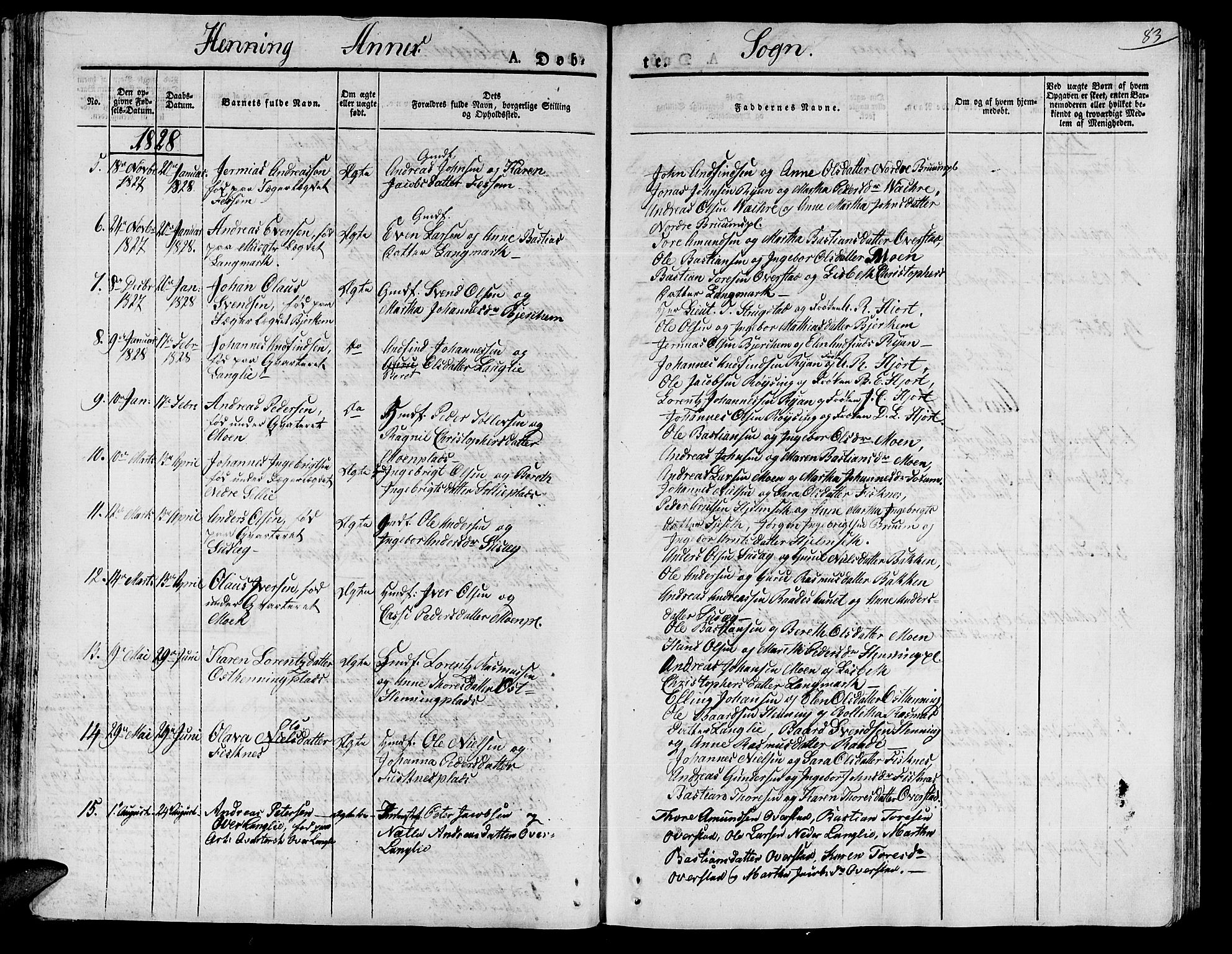 Ministerialprotokoller, klokkerbøker og fødselsregistre - Nord-Trøndelag, SAT/A-1458/735/L0336: Parish register (official) no. 735A05 /3, 1825-1835, p. 83