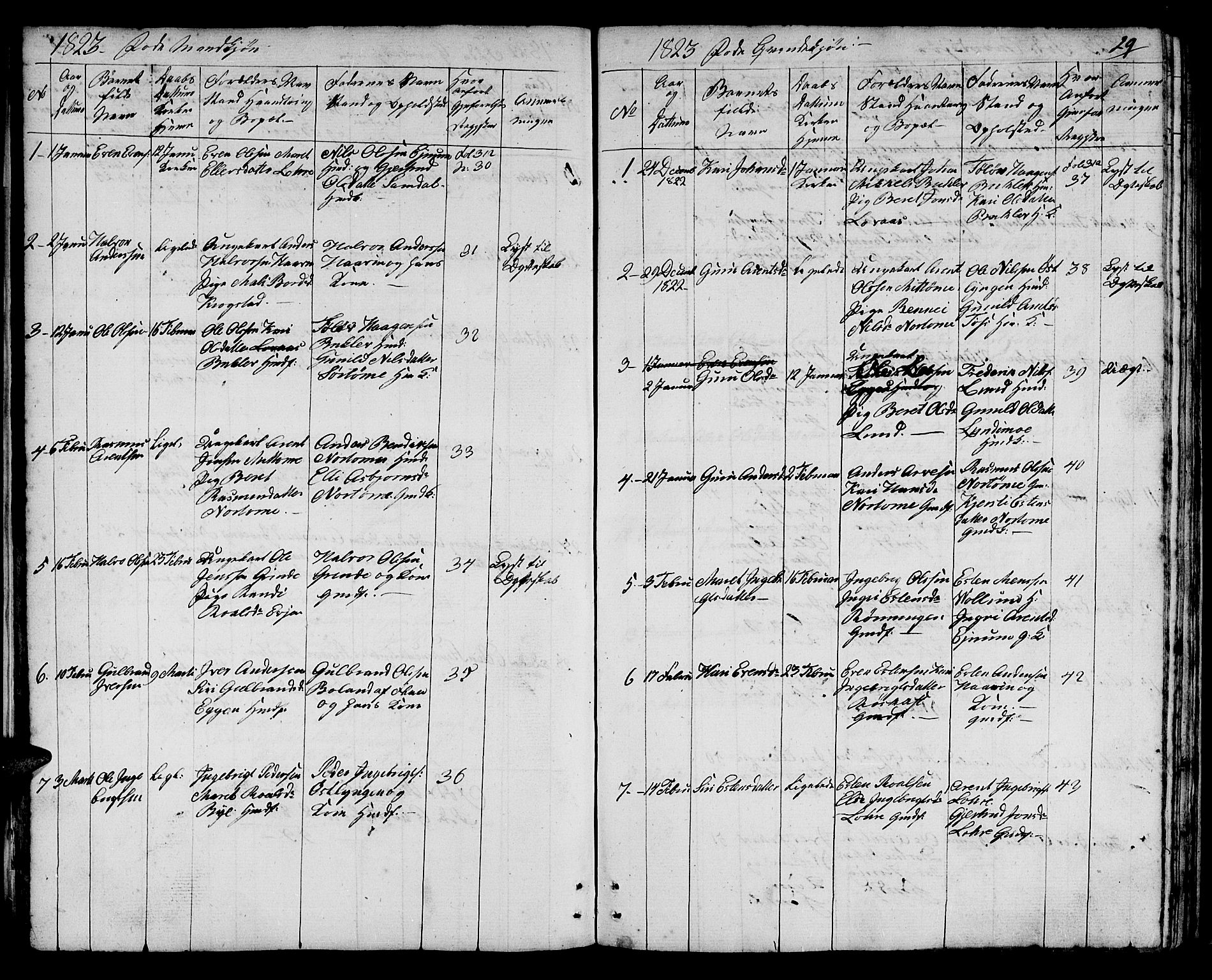 Ministerialprotokoller, klokkerbøker og fødselsregistre - Sør-Trøndelag, SAT/A-1456/692/L1108: Parish register (copy) no. 692C03, 1816-1833, p. 29