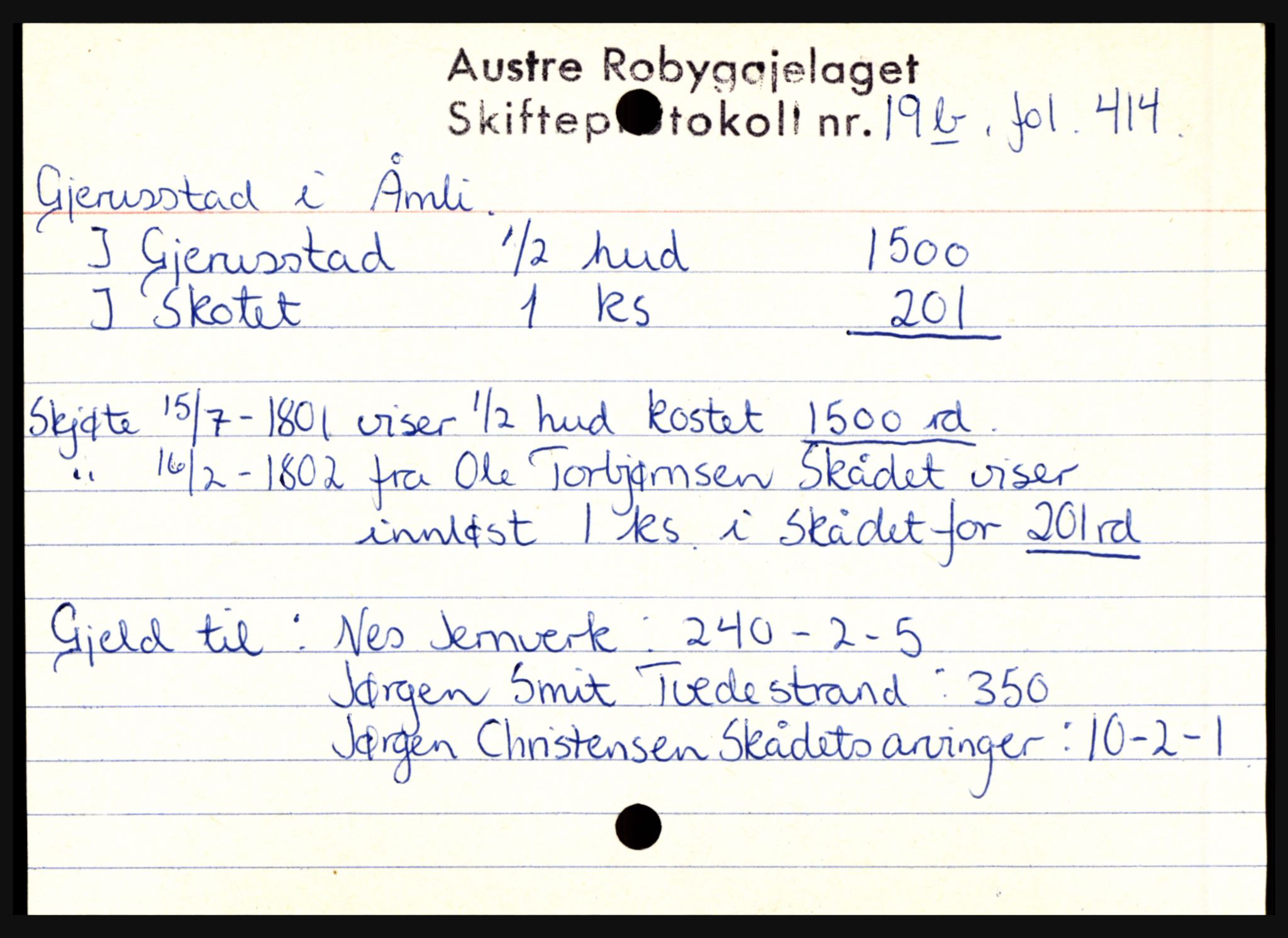 Østre Råbyggelag sorenskriveri, AV/SAK-1221-0016/H, p. 3805