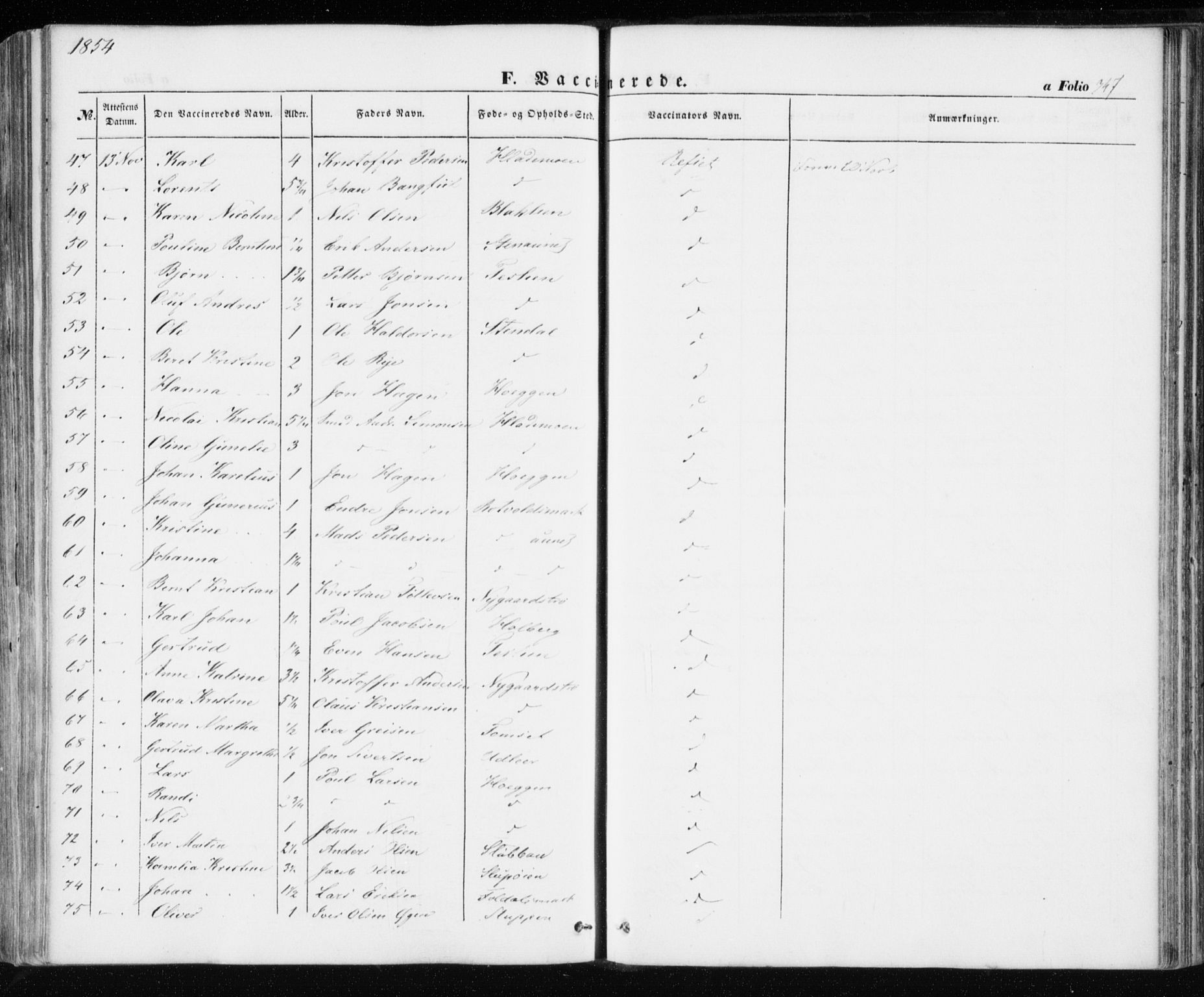 Ministerialprotokoller, klokkerbøker og fødselsregistre - Sør-Trøndelag, AV/SAT-A-1456/606/L0291: Parish register (official) no. 606A06, 1848-1856, p. 347