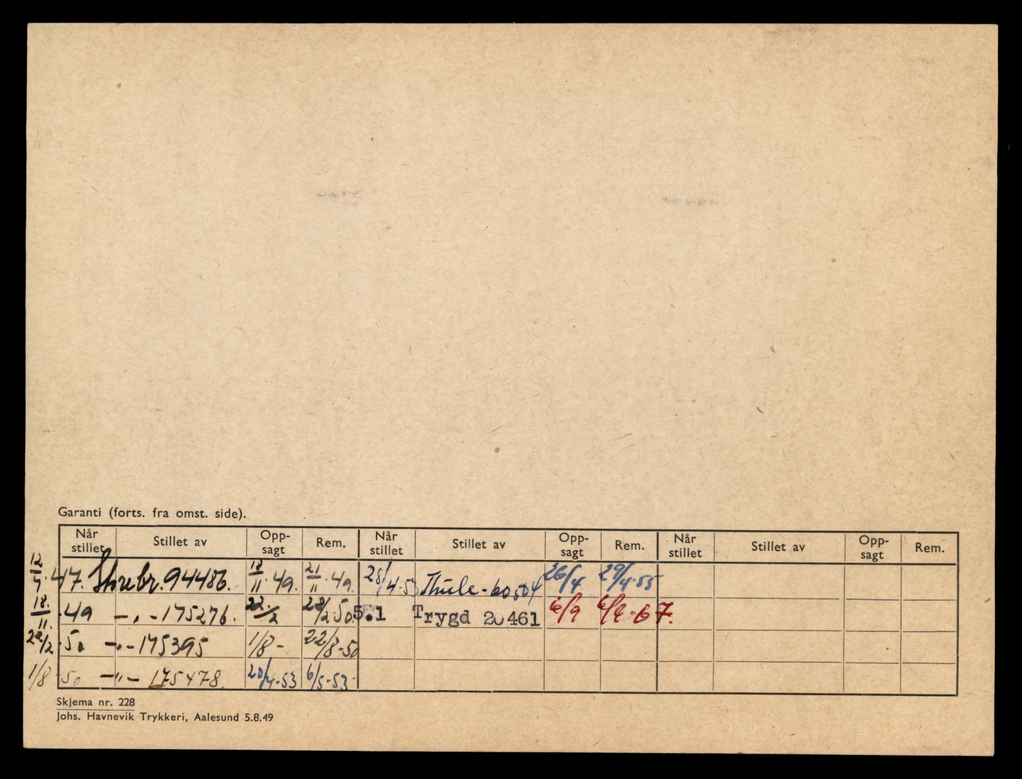 Møre og Romsdal vegkontor - Ålesund trafikkstasjon, AV/SAT-A-4099/F/Fe/L0015: Registreringskort for kjøretøy T 1700 - T 1850, 1927-1998, p. 3042