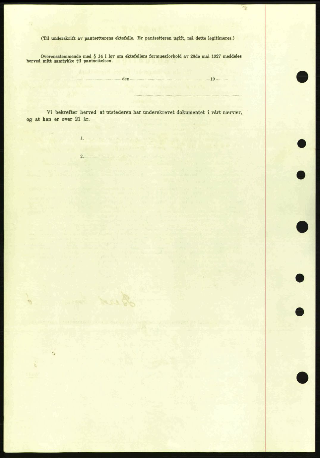 Kristiansund byfogd, SAT/A-4587/A/27: Mortgage book no. 31, 1938-1939, Diary no: : 725/1938