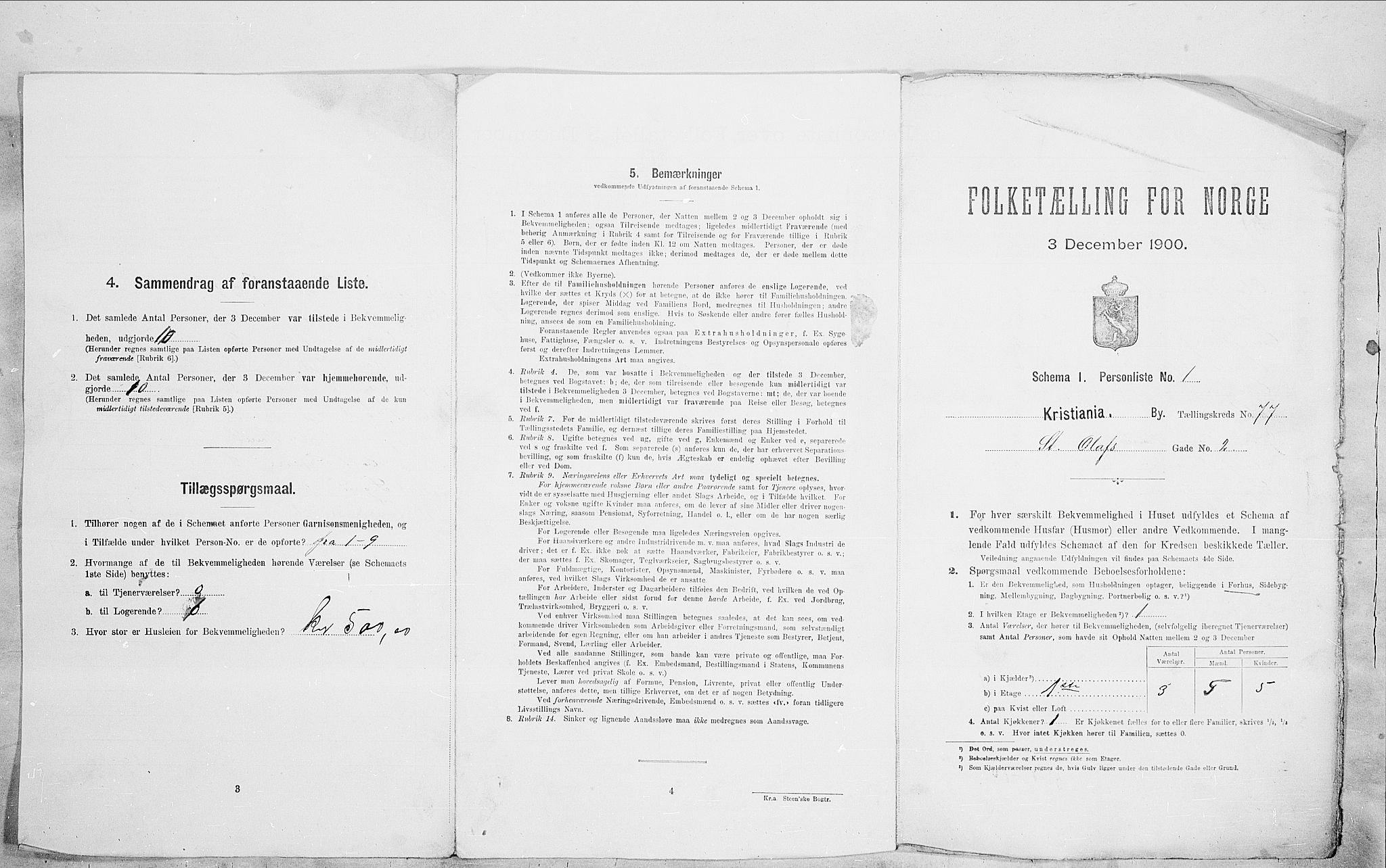 SAO, 1900 census for Kristiania, 1900, p. 89749