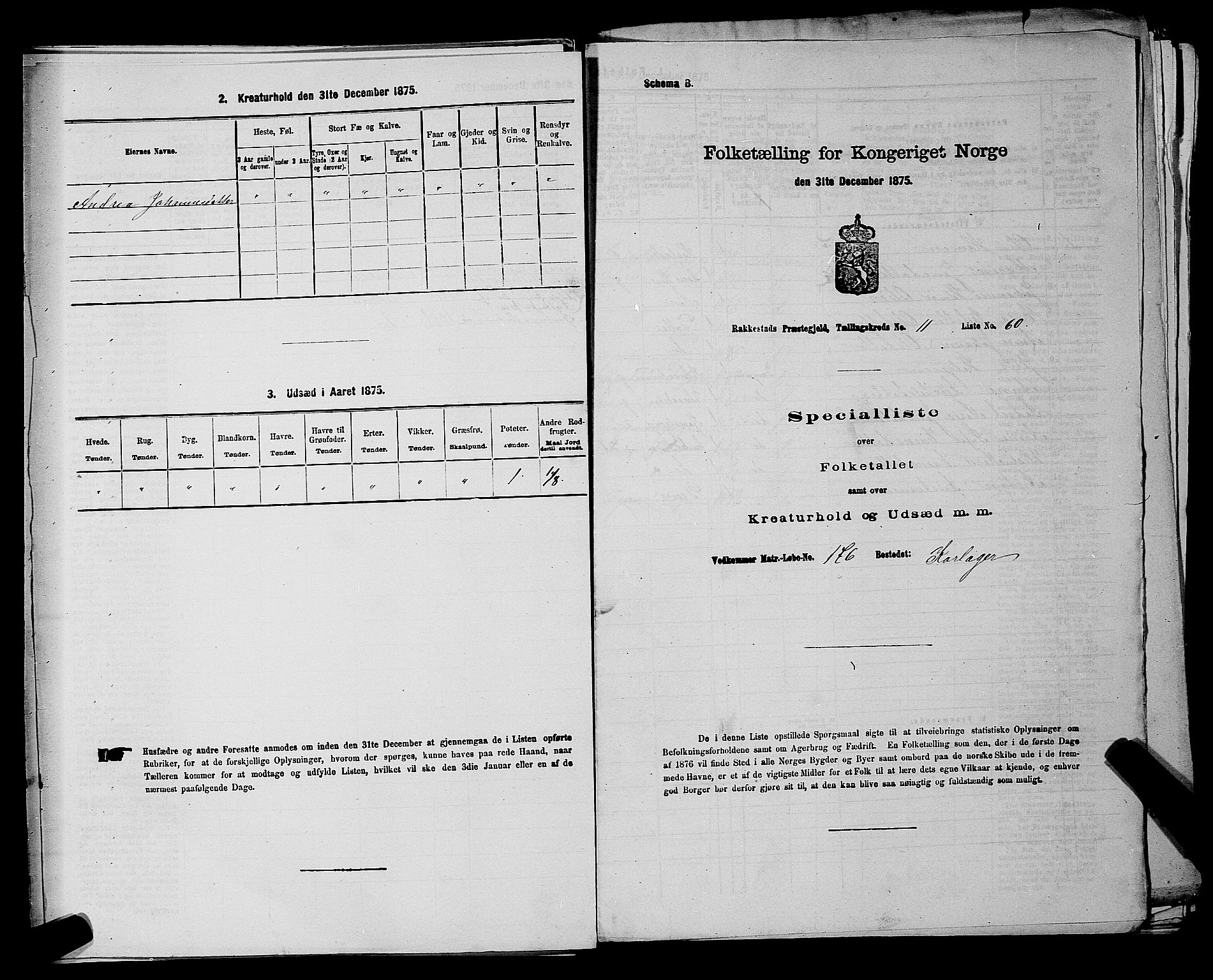 RA, 1875 census for 0128P Rakkestad, 1875, p. 1412