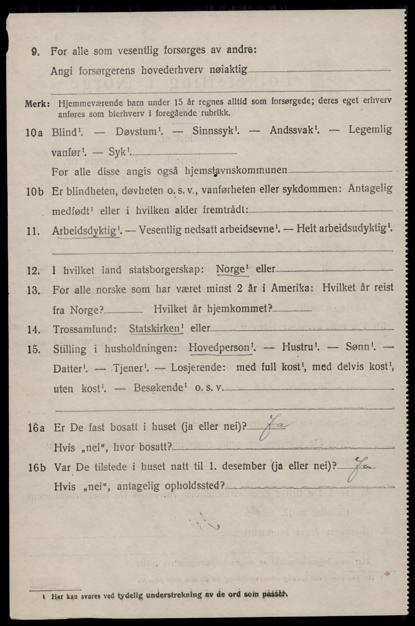 SAST, 1920 census for Tysvær, 1920, p. 1687