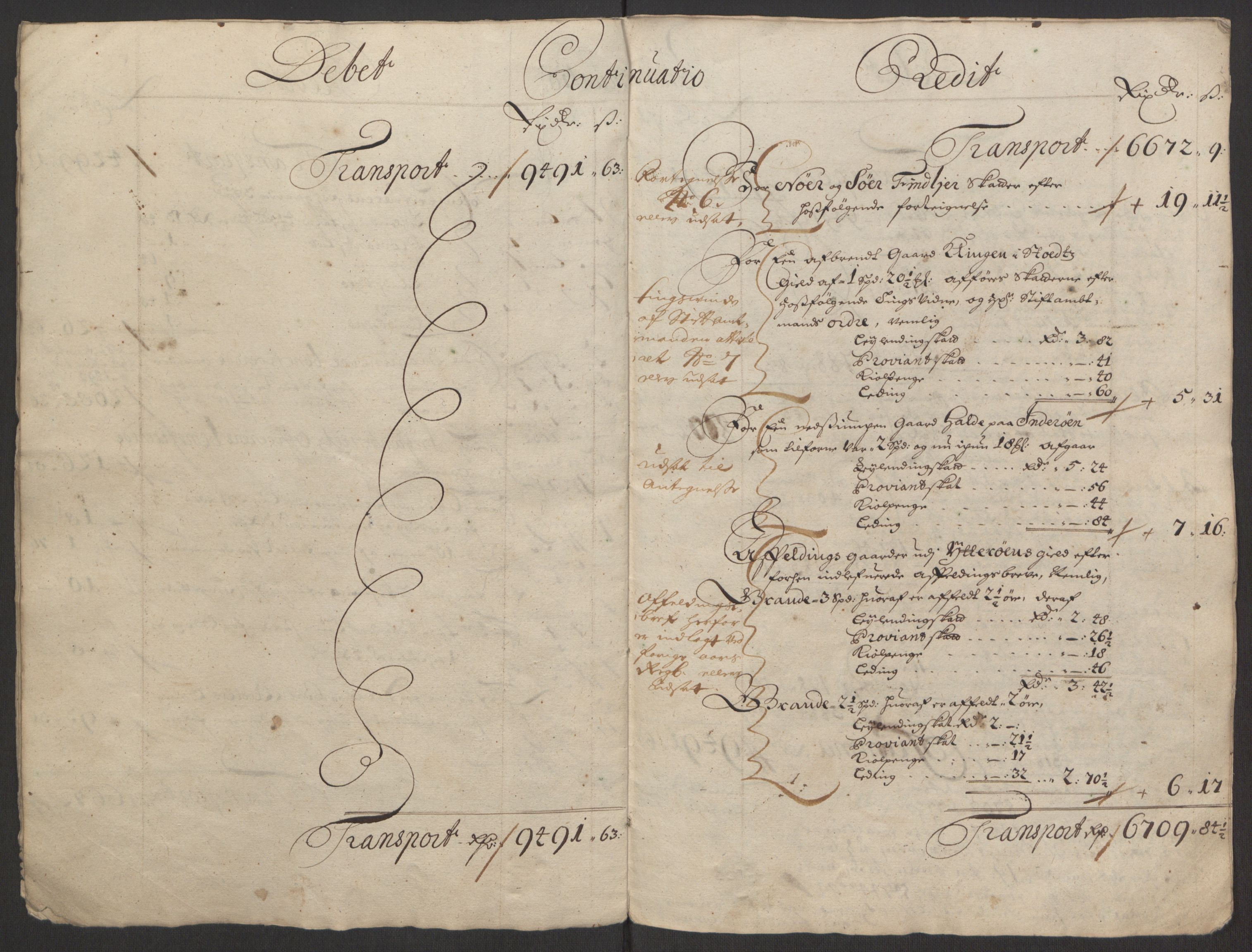 Rentekammeret inntil 1814, Reviderte regnskaper, Fogderegnskap, AV/RA-EA-4092/R63/L4309: Fogderegnskap Inderøy, 1695-1697, p. 383