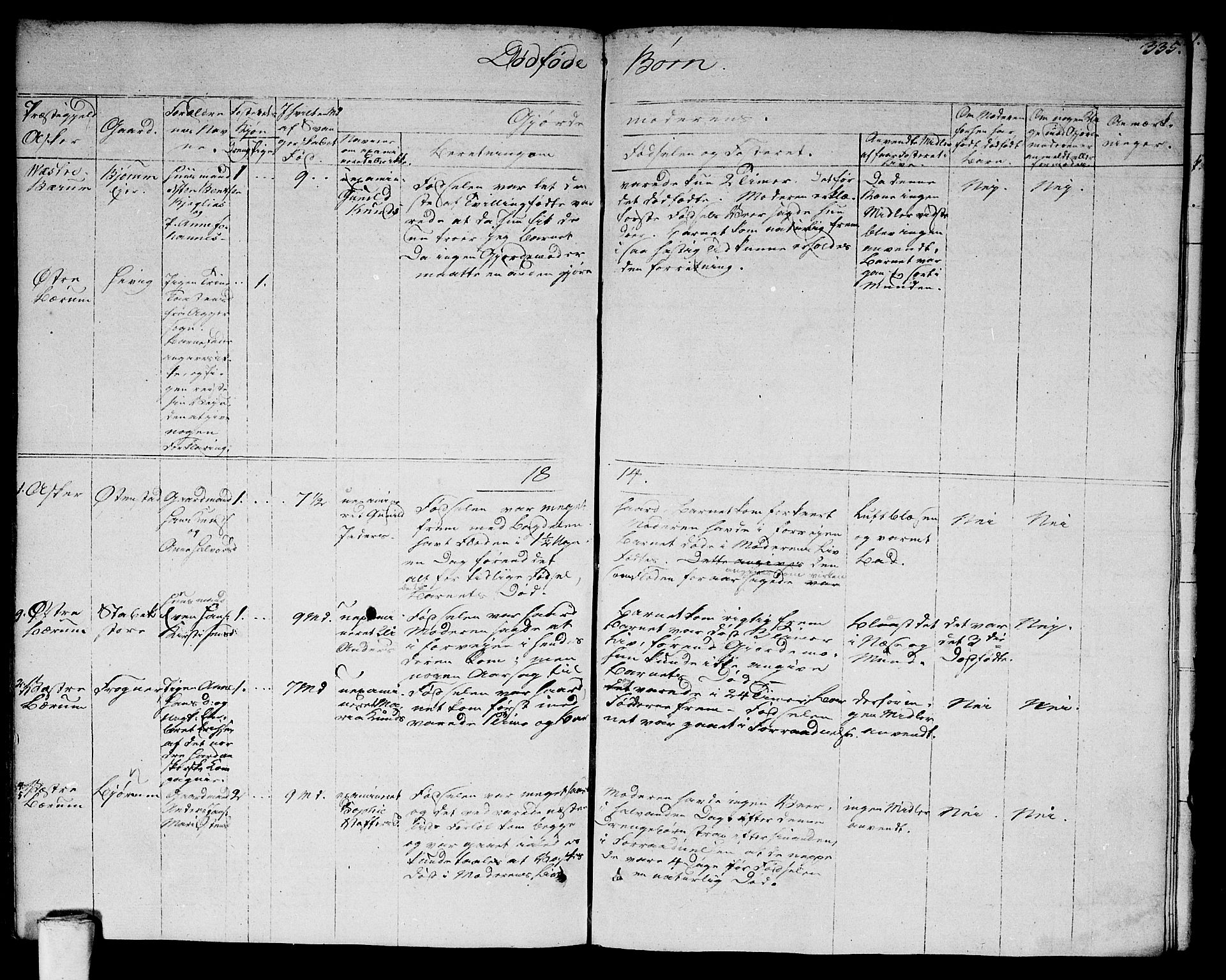 Asker prestekontor Kirkebøker, SAO/A-10256a/F/Fa/L0005: Parish register (official) no. I 5, 1807-1813, p. 335