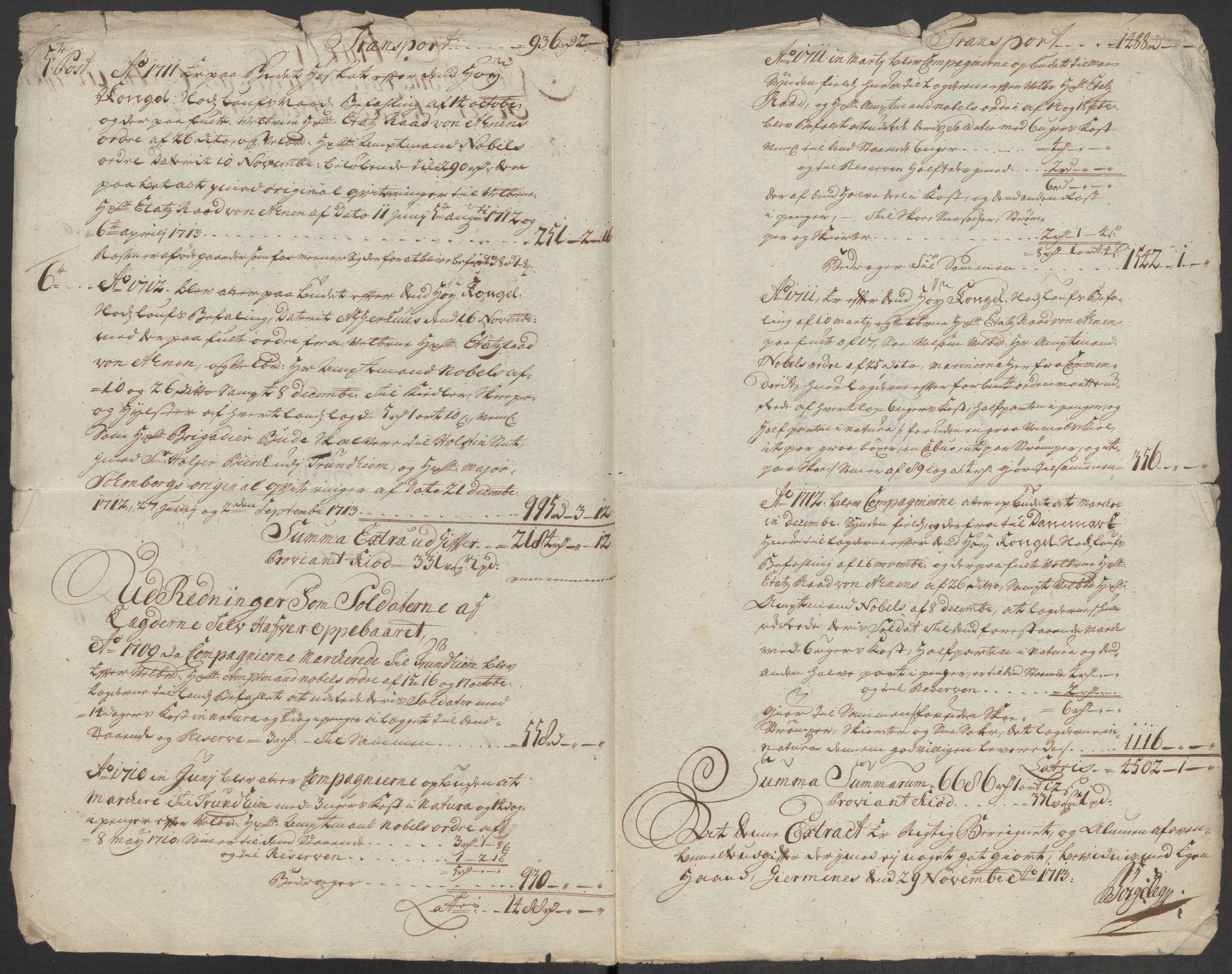 Rentekammeret inntil 1814, Reviderte regnskaper, Fogderegnskap, RA/EA-4092/R55/L3662: Fogderegnskap Romsdal, 1713-1714, p. 288
