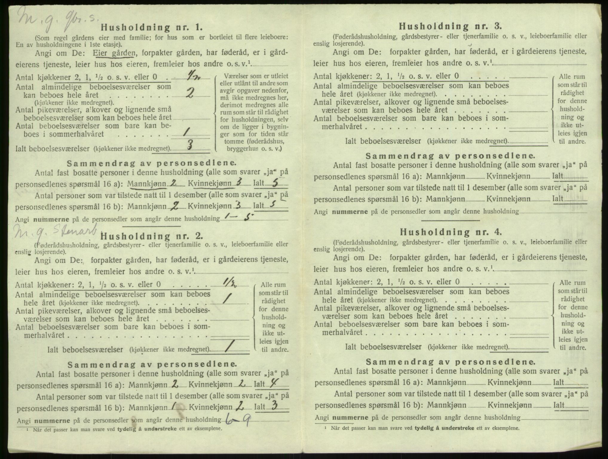 SAB, 1920 census for Lindås, 1920, p. 379