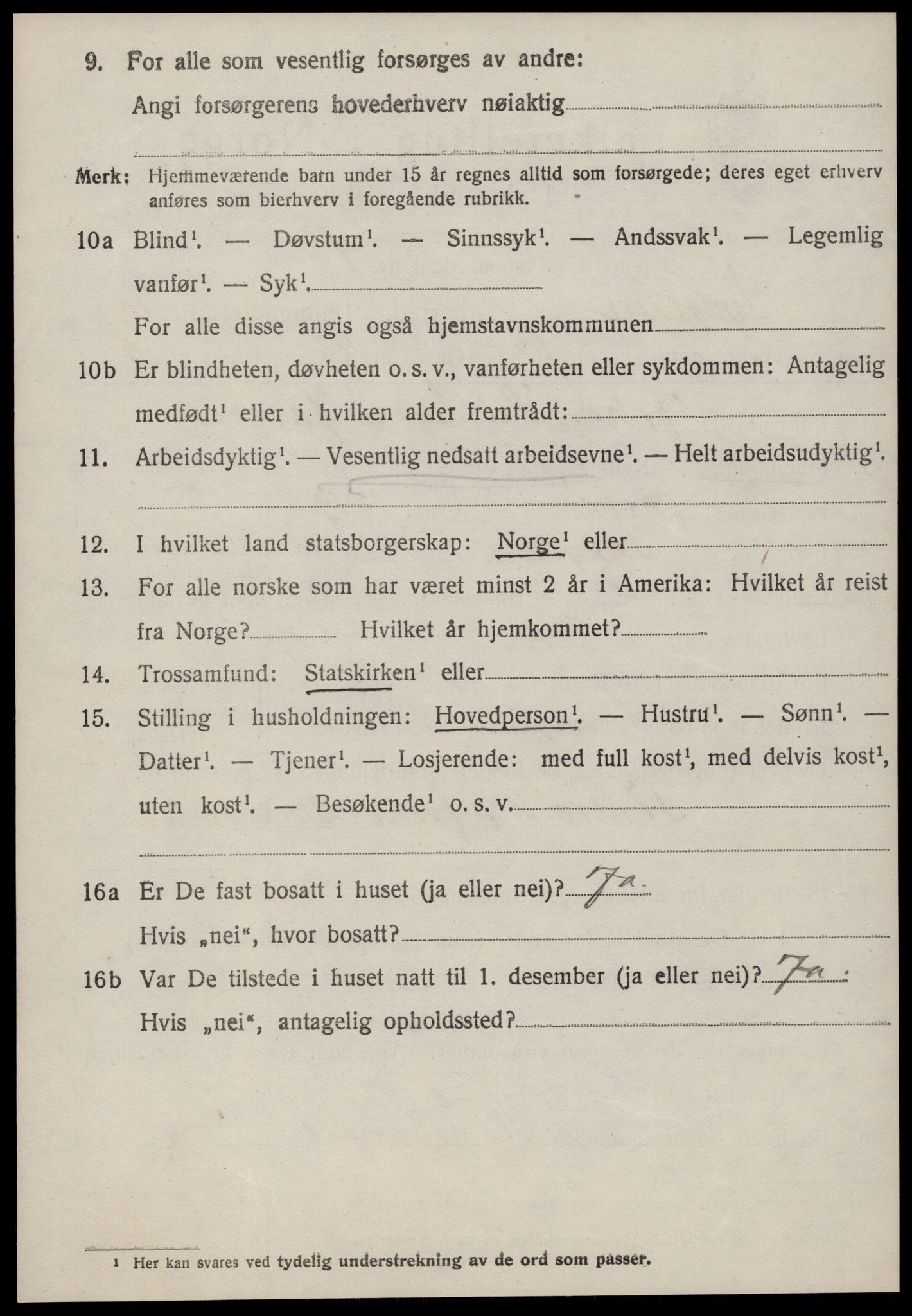 SAT, 1920 census for Sykkylven, 1920, p. 5398
