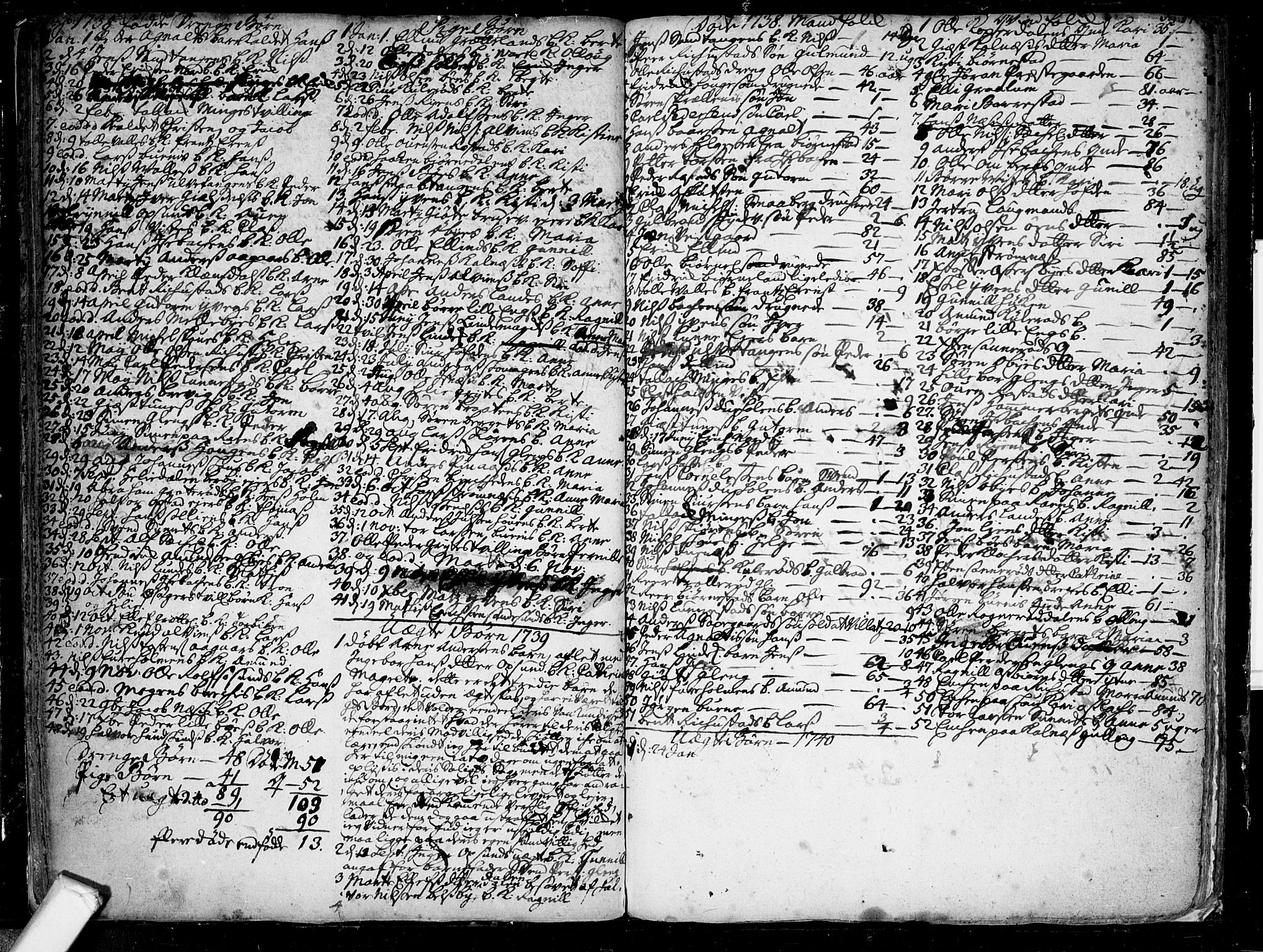 Tune prestekontor Kirkebøker, SAO/A-2007/F/Fa/L0001: Parish register (official) no. 1, 1720-1758, p. 56-57